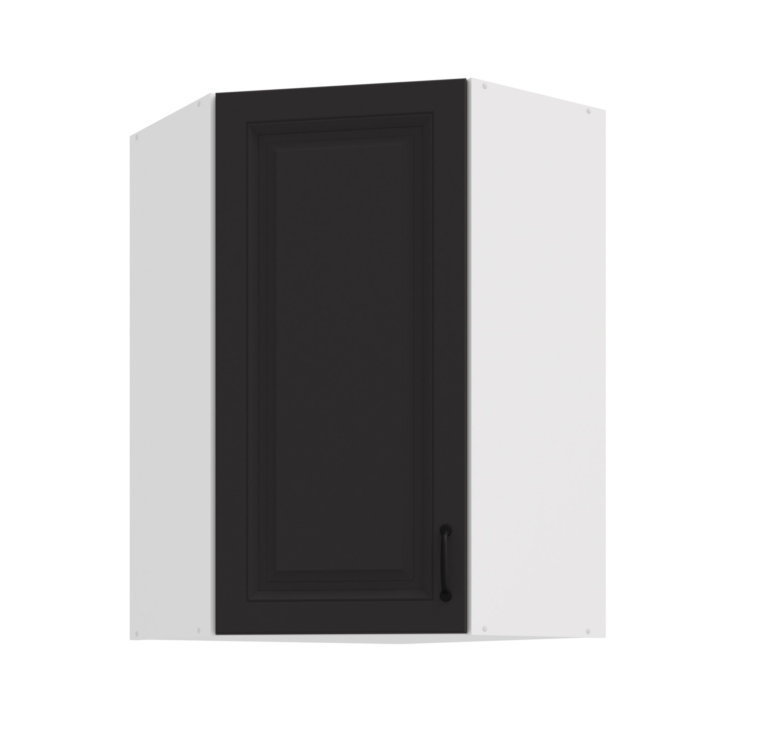 Eckh&auml;ngeschrank 60x60 cm Stilo Grau K&uuml;chenzeile K&uuml;chenblock Landhaus H&ouml;he 90 cm - Bild 1