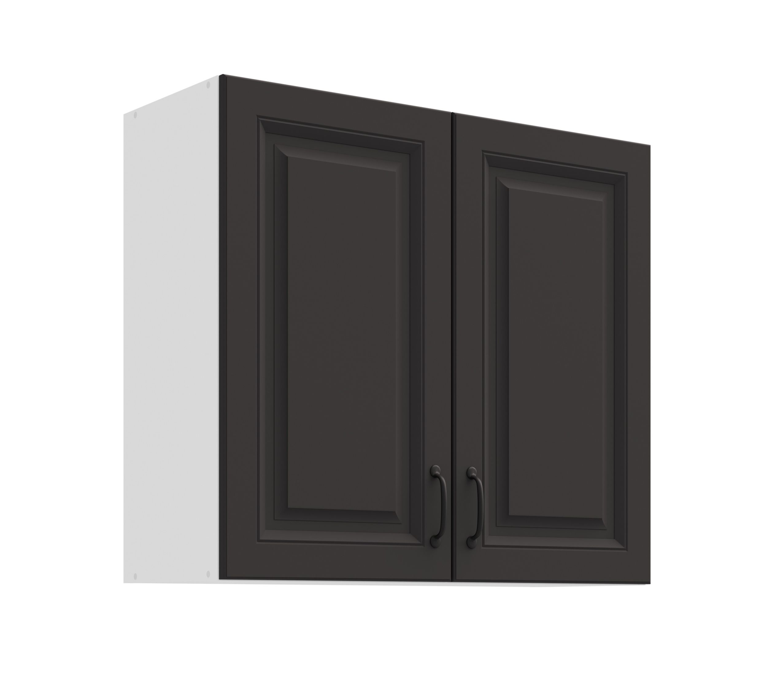 H&auml;ngeschrank 80 cm Stilo Grau K&uuml;chenzeile K&uuml;chenblock K&uuml;che Landhaus Einbauk&uuml;che - Bild 1