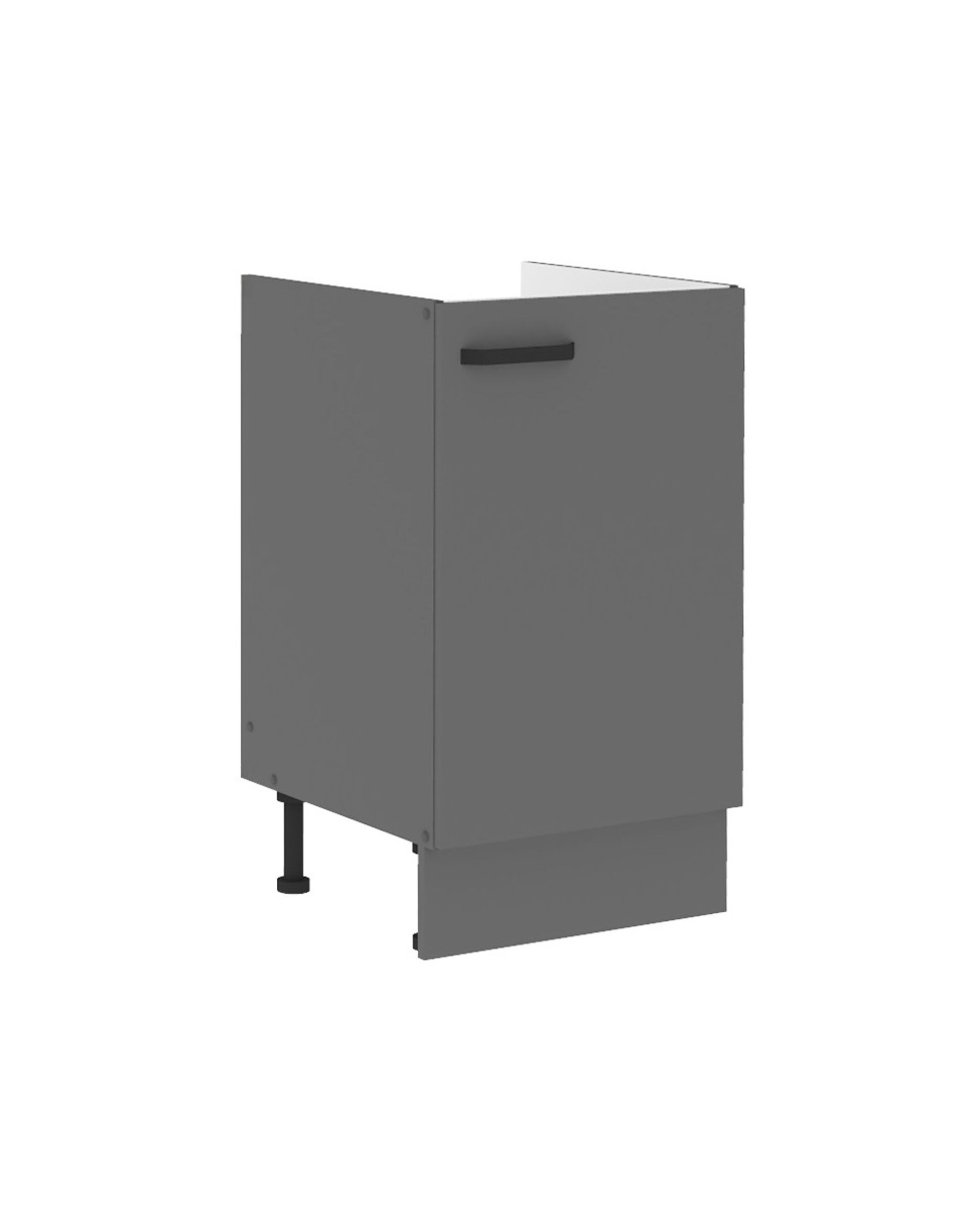 K&uuml;che NESSA Sp&uuml;lenunterschrank 50 Anthrazit K&uuml;chenzeile K&uuml;chenblock Einbauk&uuml;che - Bild 1