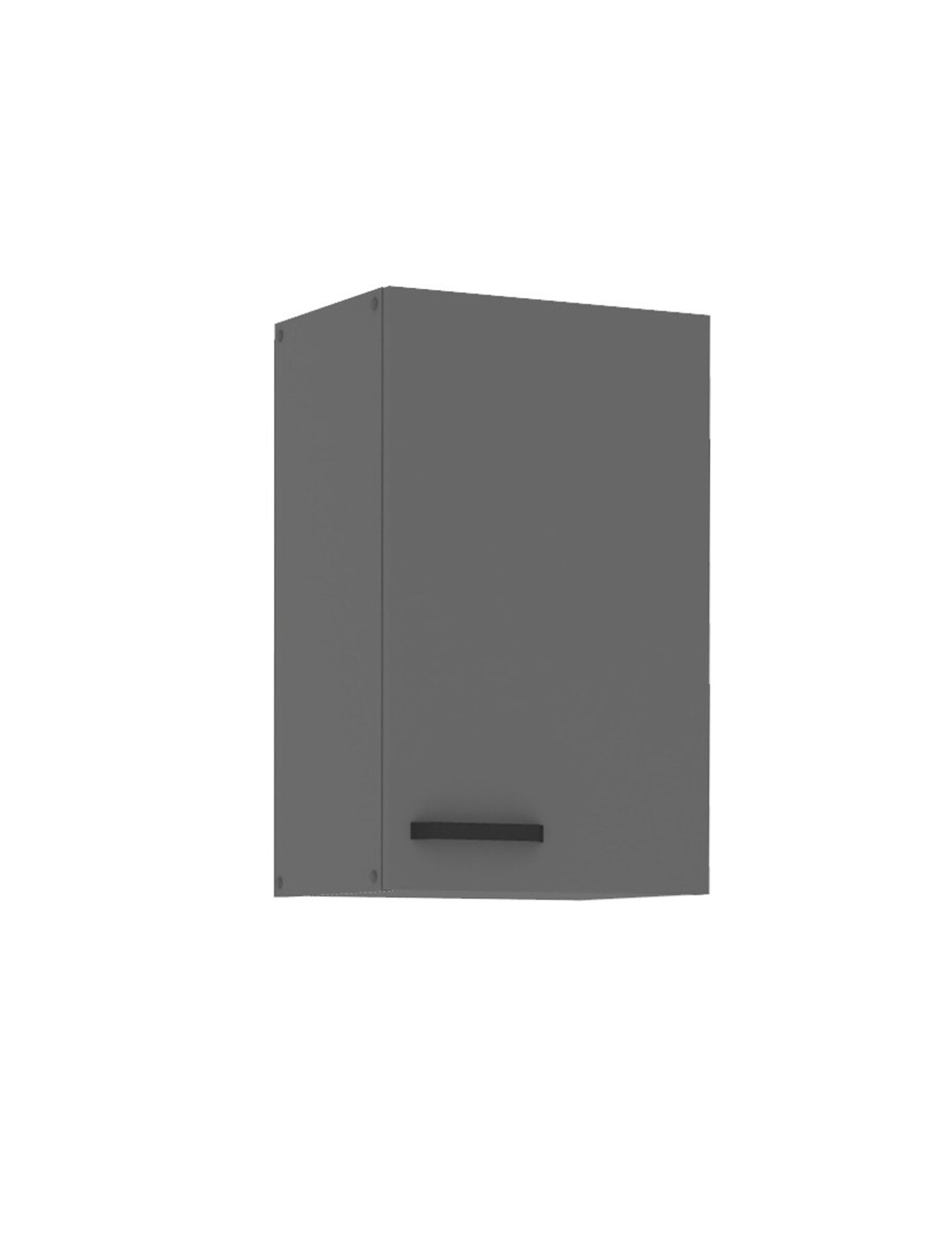 Küche NESSA Hängeschrank 45 cm Anthrazit Küchenzeile Küchenblock Einbauküche