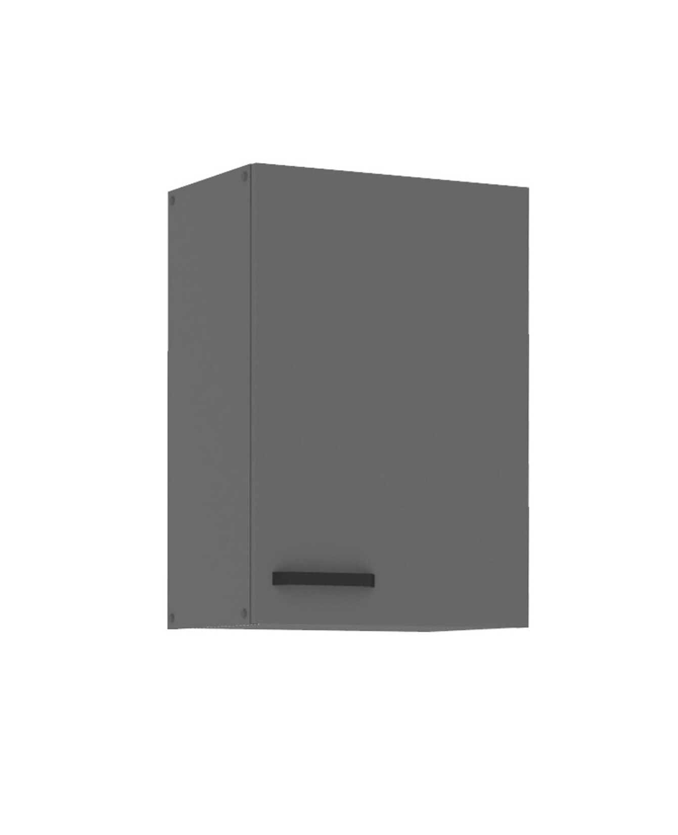 Küche NESSA Hängeschrank 50 cm Anthrazit Küchenzeile Küchenblock Einbauküche