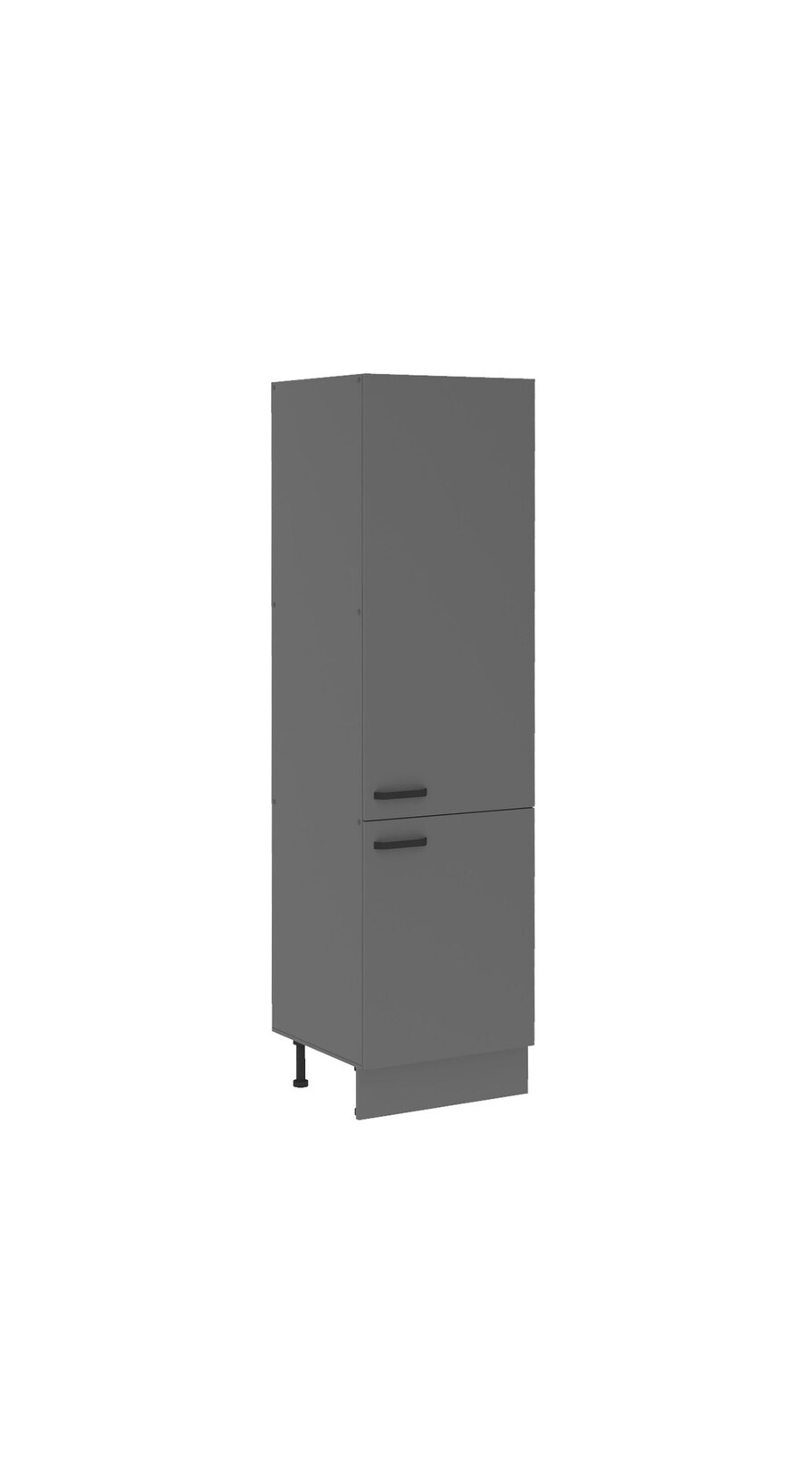 Küche NESSA Hochschrank 60 cm Anthrazit Küchenzeile Küchenblock Einbauküche
