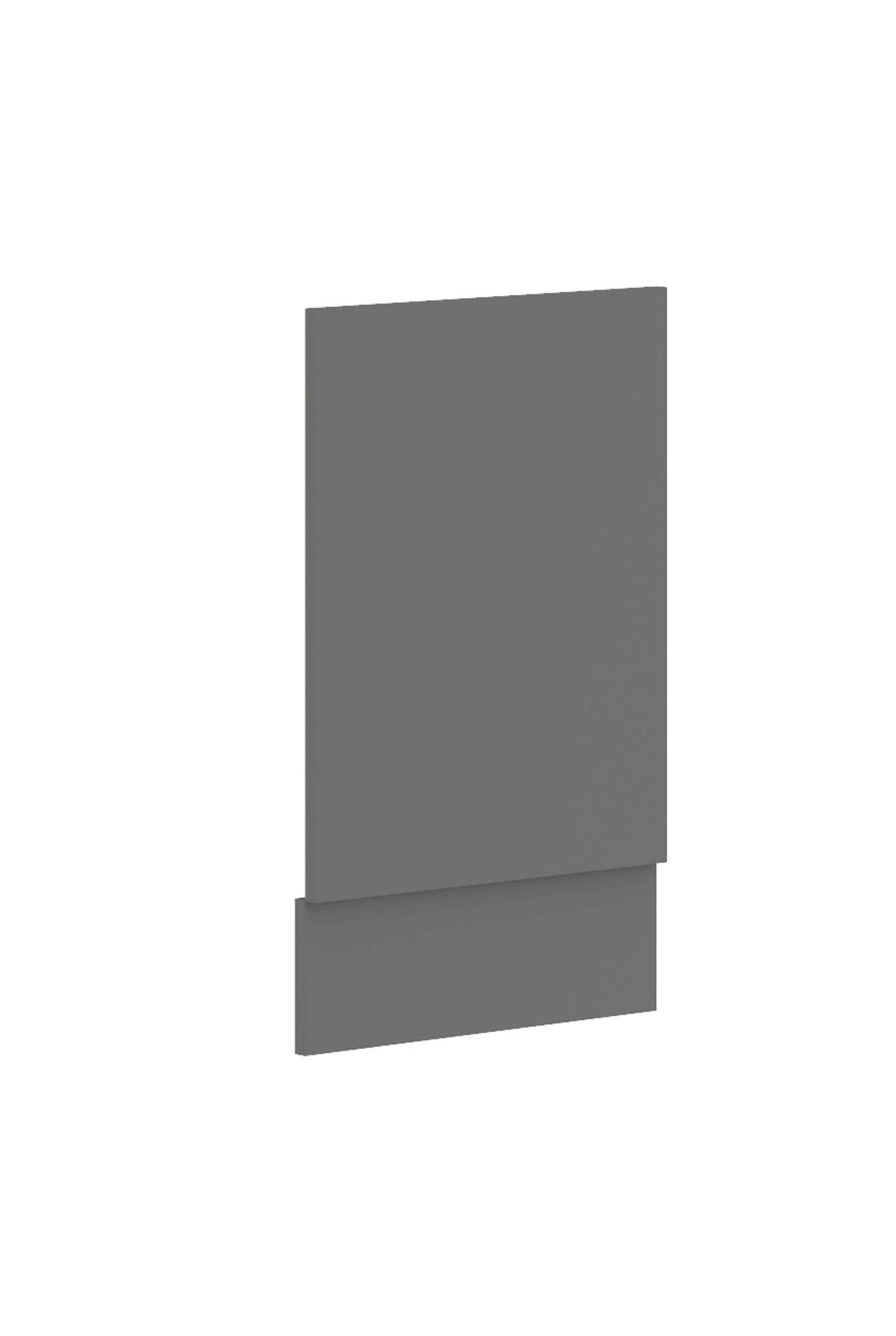 Frontblende f&uuml;r integrierten Geschirrsp&uuml;ler 45 cm K&uuml;che NESSA Anthrazit - Bild 1