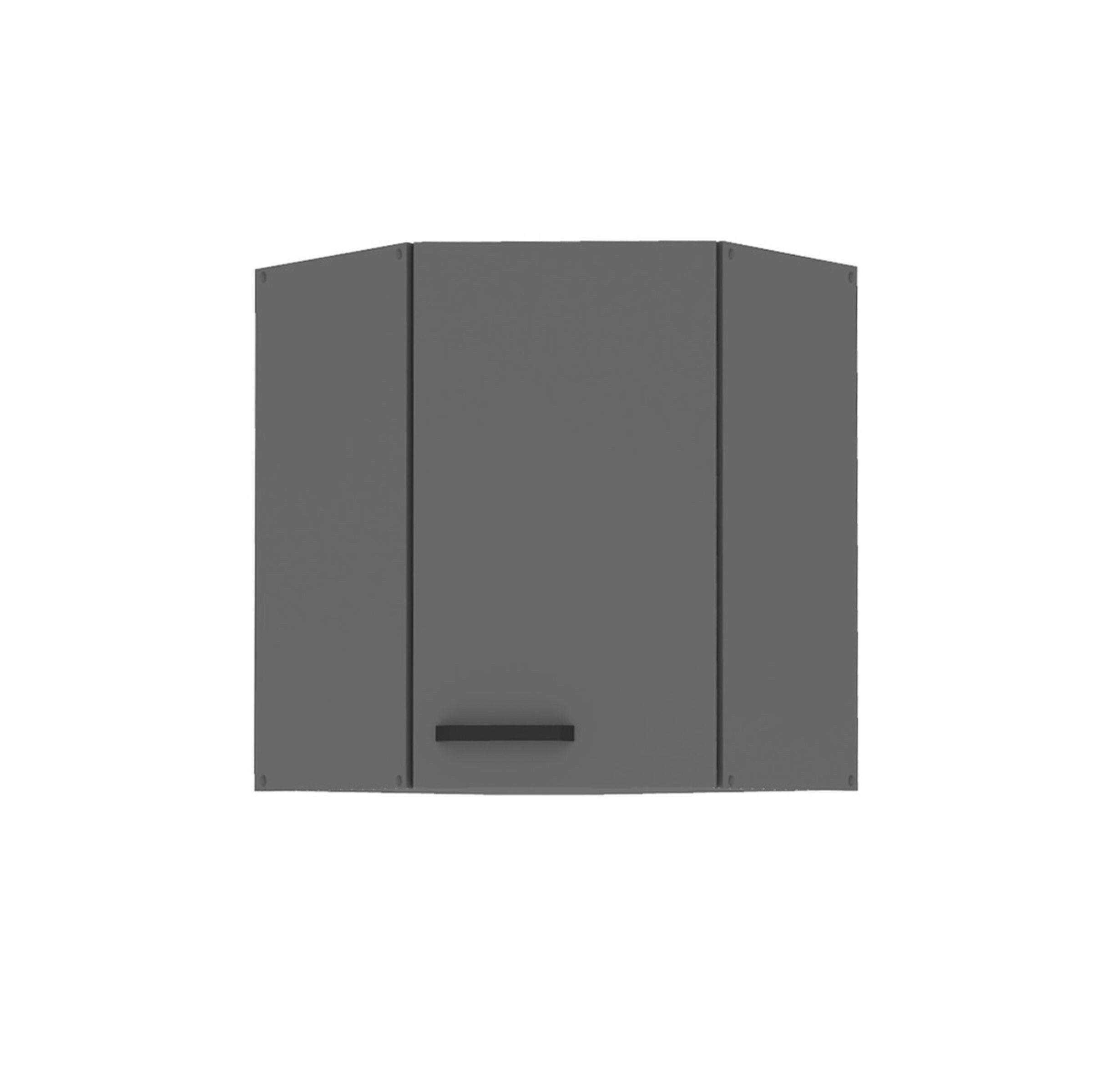 K&uuml;che NESSA Eckh&auml;ngeschrank 60X60 Anthrazit K&uuml;chenzeile K&uuml;chenblock Einbauk&uuml;che - Bild 1