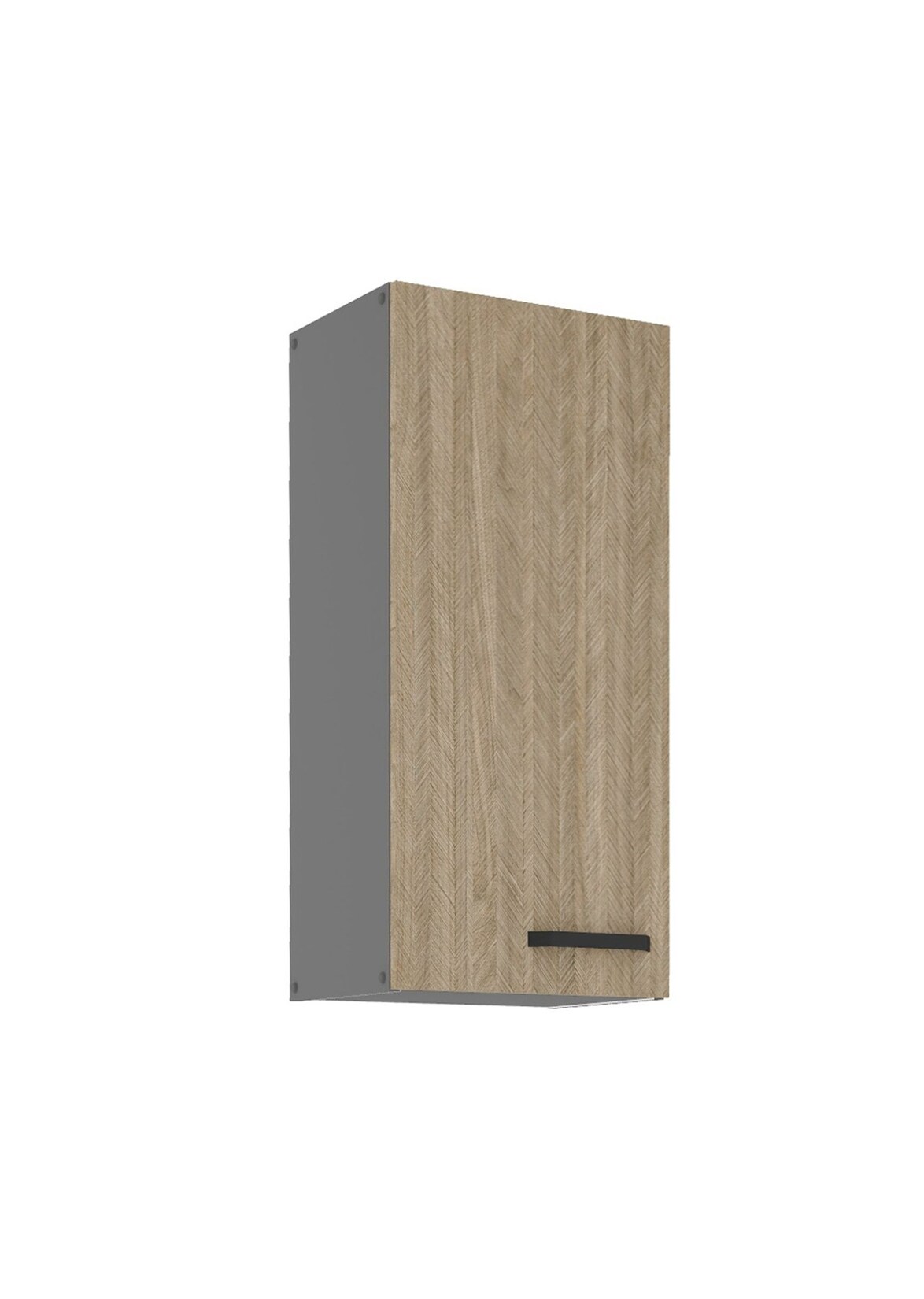 Küche SCANDI Hängeschrank 40 cm Fischgrät Küchenzeile Küchenblock Einbauküche