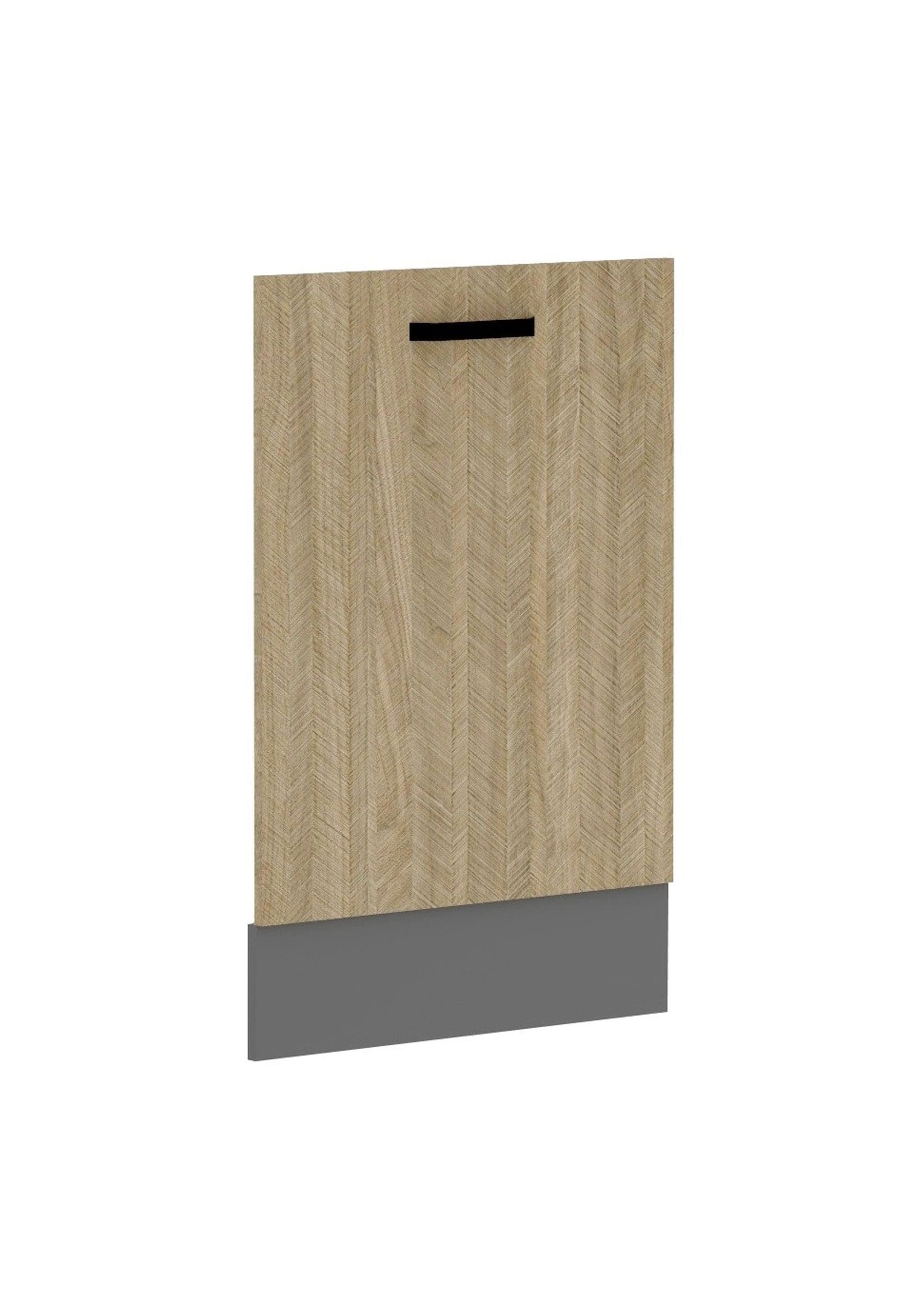 Frontblende f&uuml;r vollintegrierten Geschirrsp&uuml;ler 60 K&uuml;che SCANDI Fischgr&auml;t Optik - Bild 1