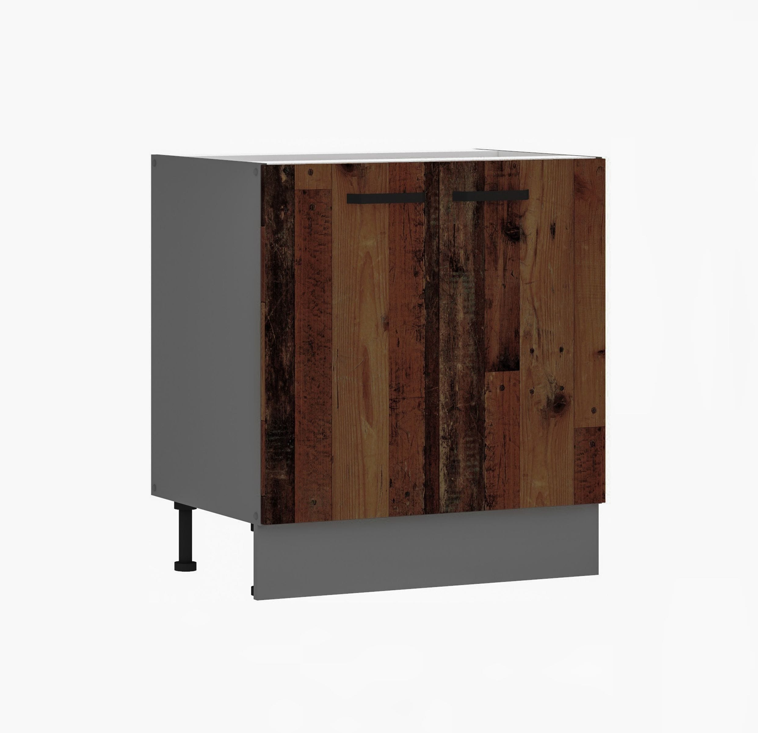 K&uuml;che OLD STYLE Unterschrank 80 cm Old Wood K&uuml;chenzeile K&uuml;chenblock Einbauk&uuml;che - Bild 1