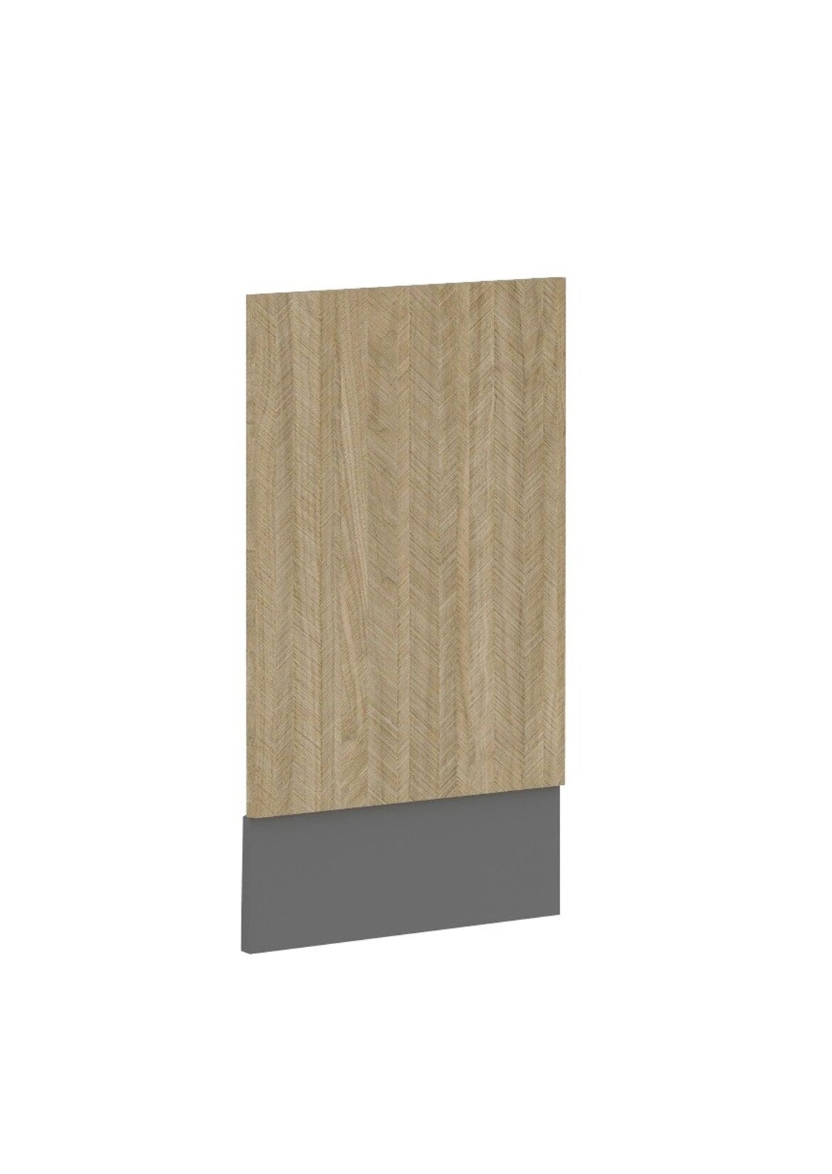 Frontblende für integrierten Geschirrspüler 45 cm Küche SCANDI Fischgrät Optik