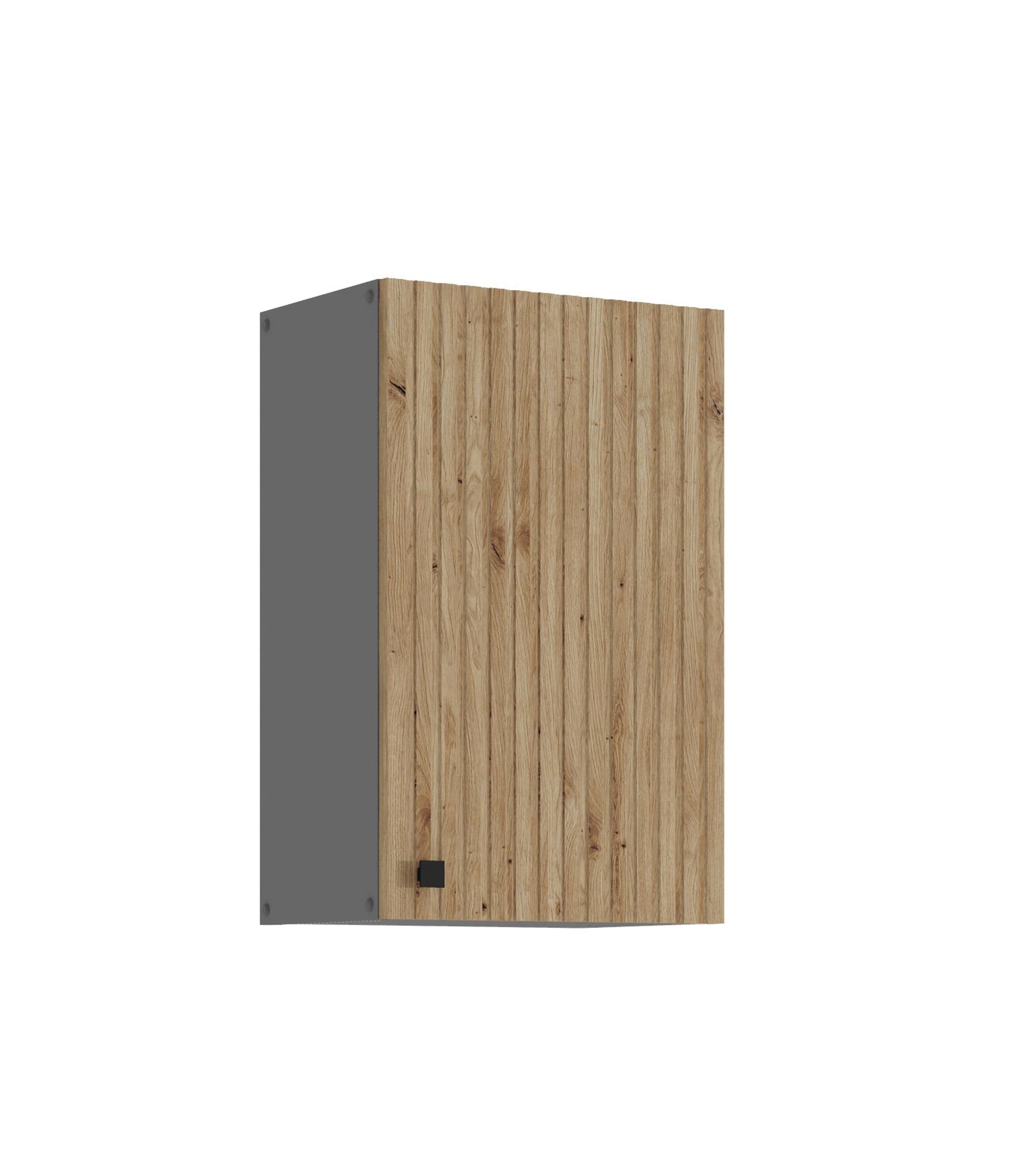 K&uuml;che AVA Artisan H&auml;ngeschrank 45 cm Lamellenoptik K&uuml;chenzeile Einbauk&uuml;che - Bild 1