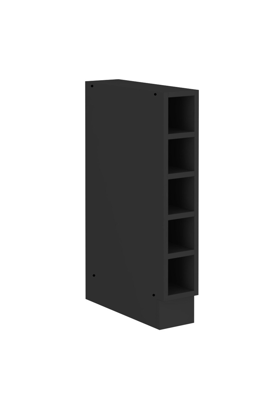 Küchen Unterschrank Regal 15 cm Schwarz Küchenzeile Küche SIENA / MONZA / ARONA