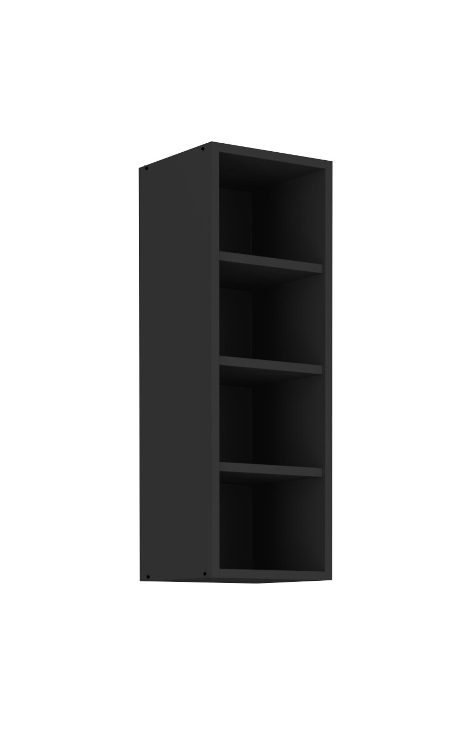 H&auml;ngeschrank Regal 30 cm Schwarz matt K&uuml;chenzeile K&uuml;che SIENA / MONZA / ARONA - Bild 1