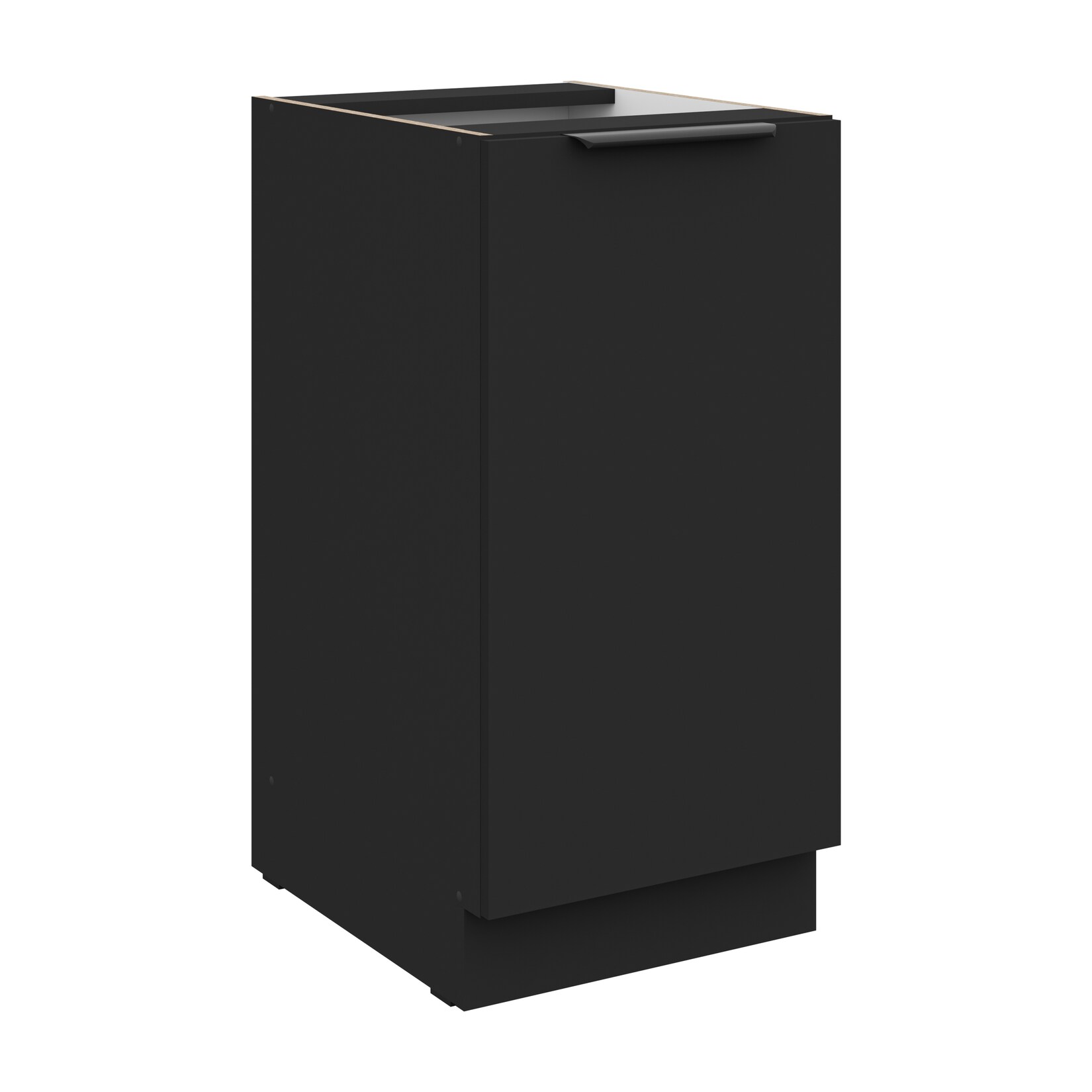 Küchen Unterschrank 40 cm SIENA Schwarz Küche Küchenzeile Küchenblock