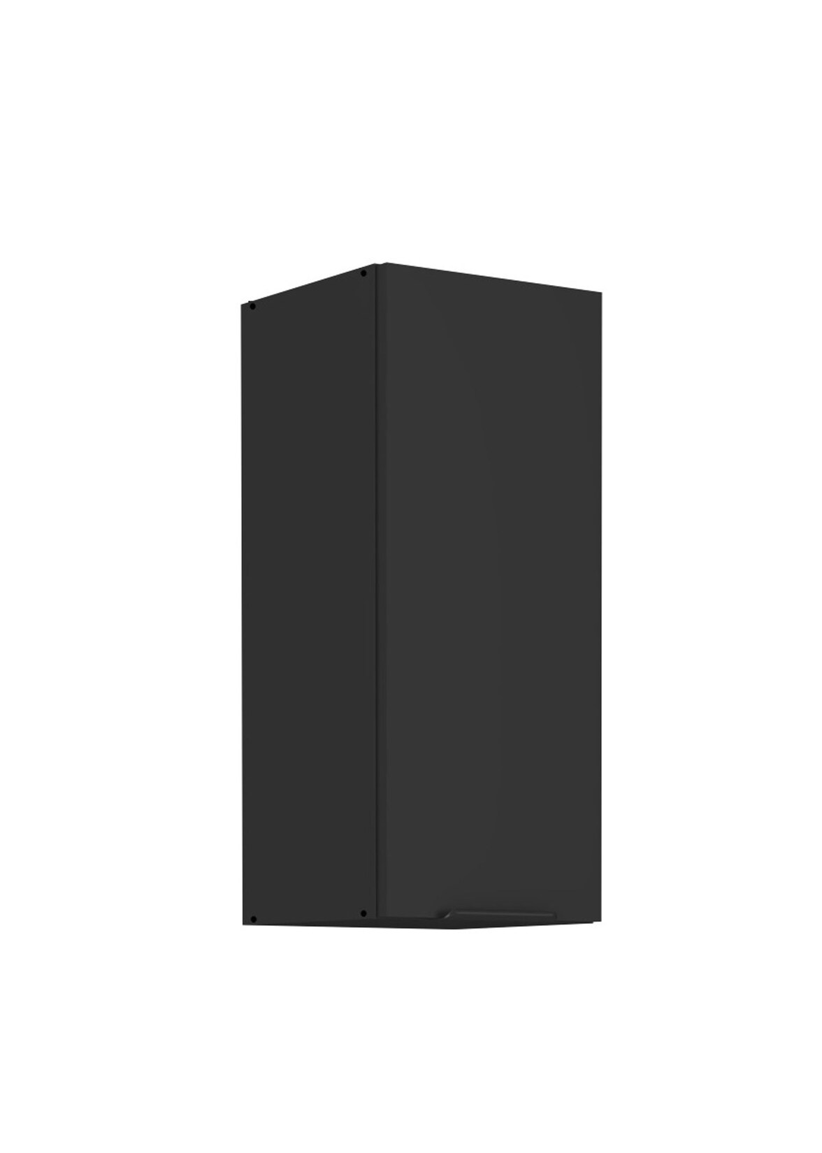 Küchen Hängeschrank 30 cm SIENA Schwarz Küche Küchenzeile Küchenblock