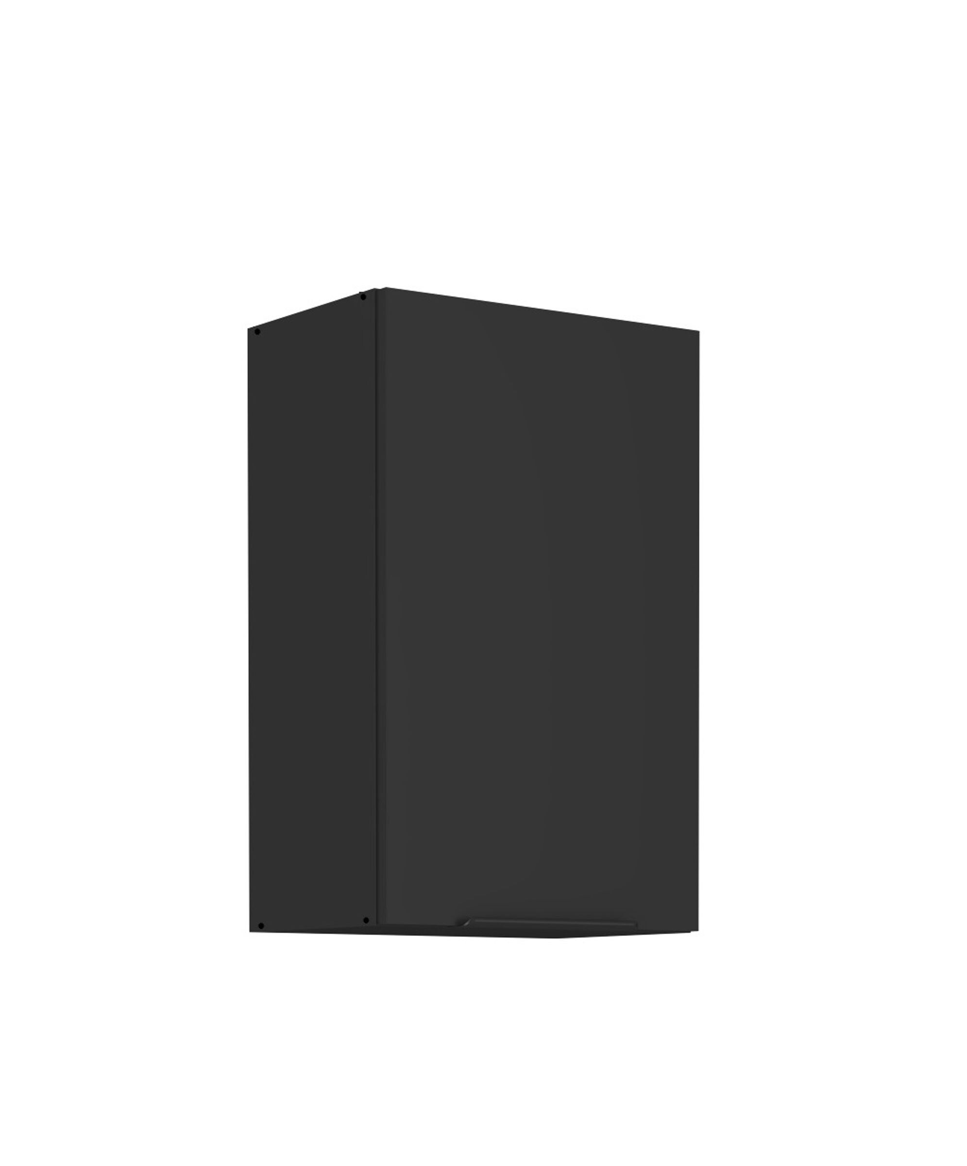 K&uuml;chen H&auml;ngeschrank 45 cm SIENA Schwarz K&uuml;che K&uuml;chenzeile K&uuml;chenblock - Bild 1