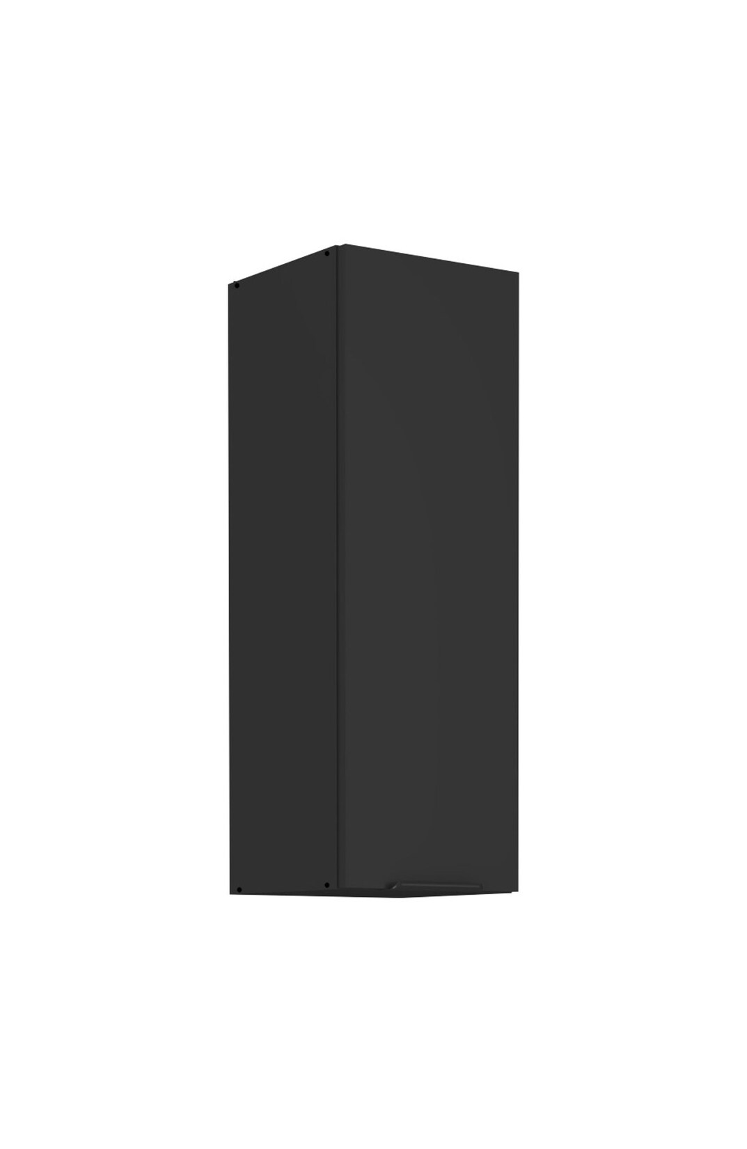 Küchen Hängeschrank 30 cm SIENA Schwarz Küche Küchenzeile Küchenblock 90 cm hoch