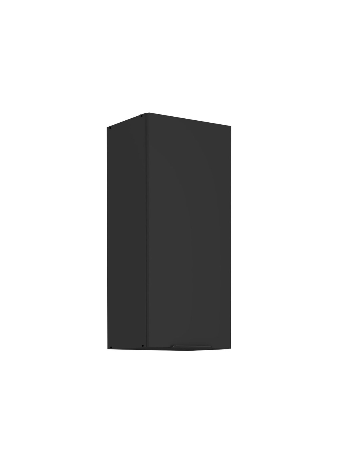 Küchen Hängeschrank 40 cm SIENA Schwarz Küche Küchenzeile Küchenblock 90 cm hoch