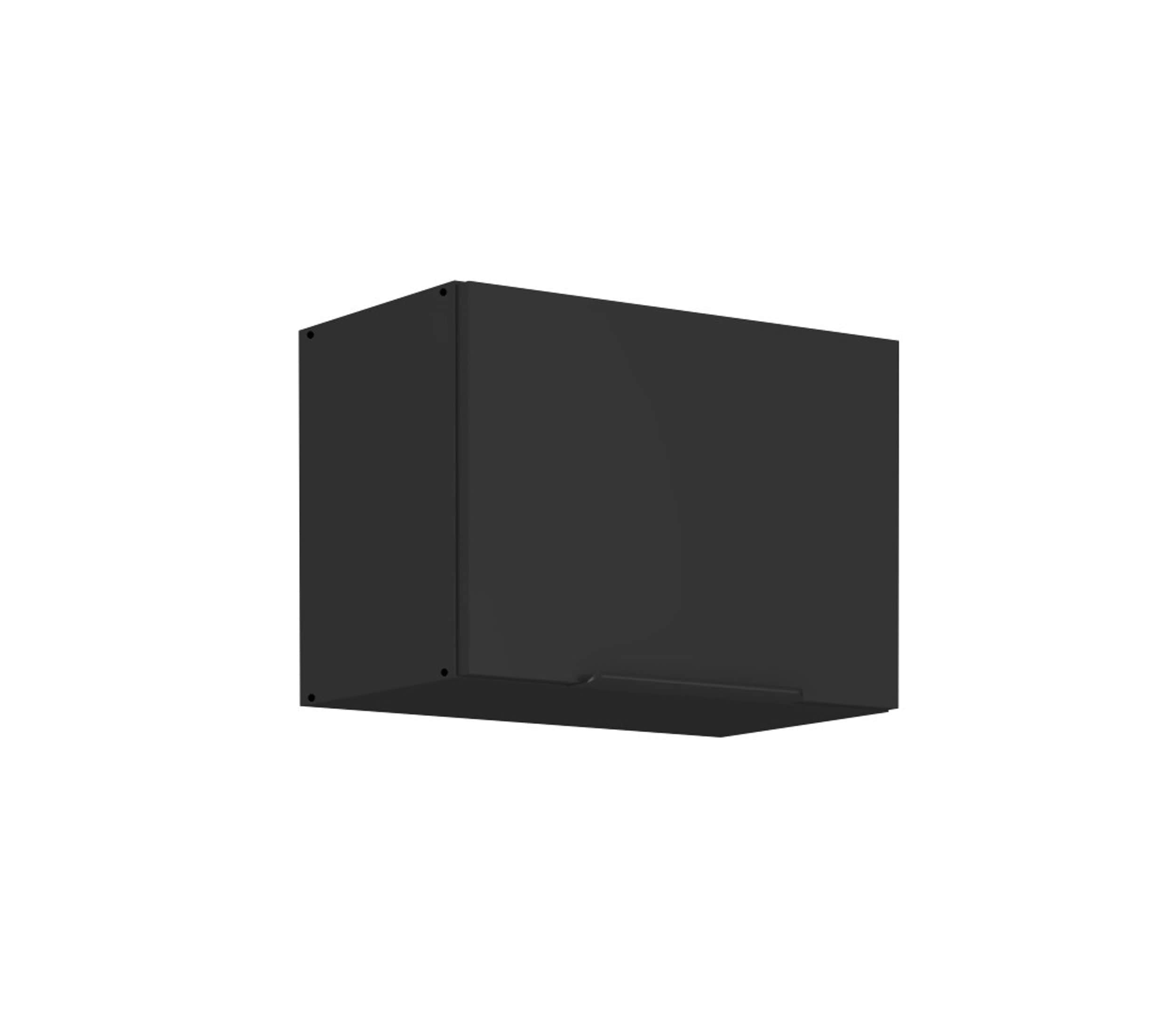 K&uuml;chen Kurzh&auml;ngeschrank 50 cm SIENA Schwarz K&uuml;che K&uuml;chenzeile K&uuml;chenblock - Bild 1