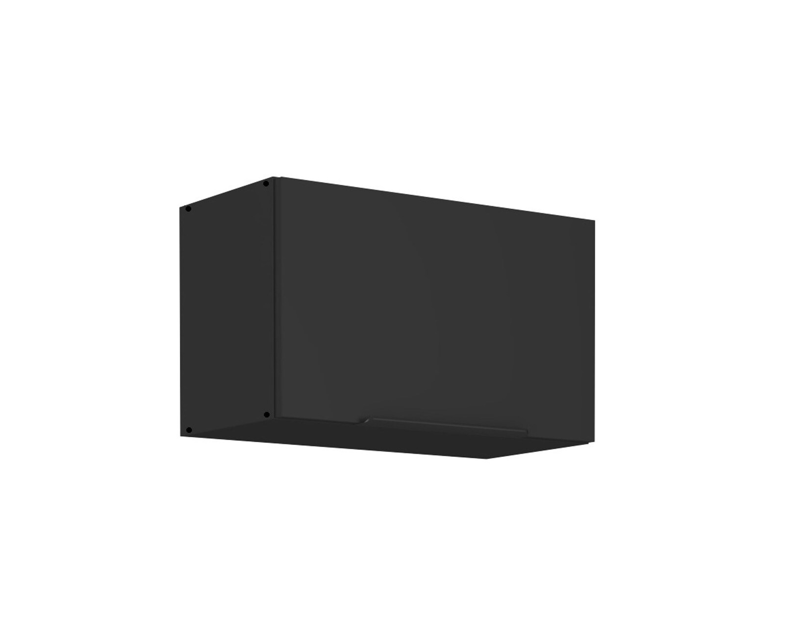 Küchen Kurzhängeschrank 60 cm SIENA Schwarz Küche Küchenzeile Küchenblock