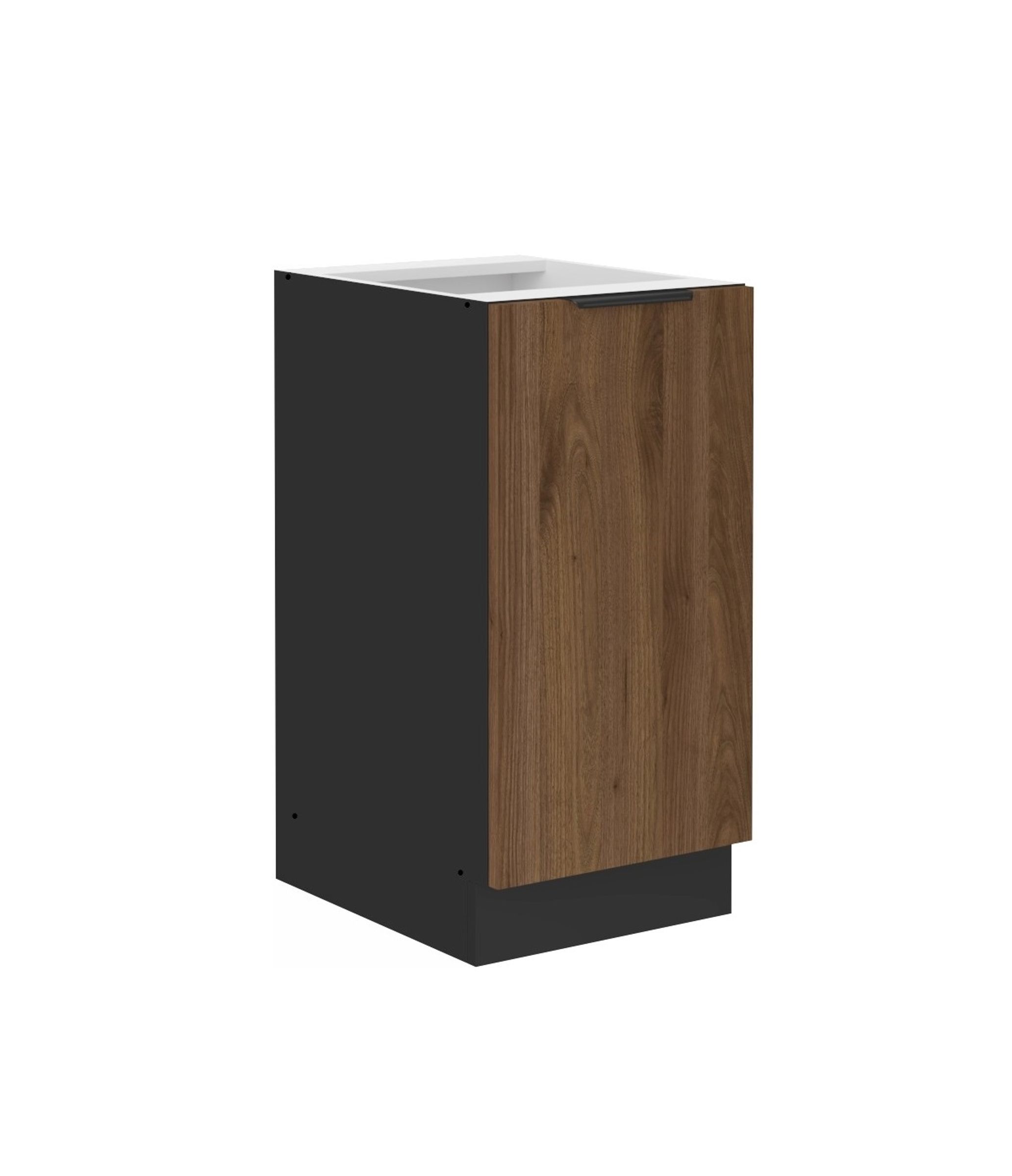 K&uuml;chen Unterschrank 40 cm K&uuml;che MONZA Okapi Nu&szlig;baum K&uuml;chenzeile K&uuml;chenblock - Bild 1