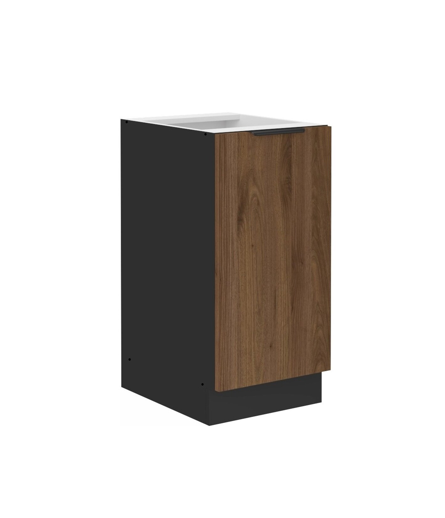 Küchen Unterschrank 40 cm Küche MONZA Okapi Nußbaum Küchenzeile Küchenblock