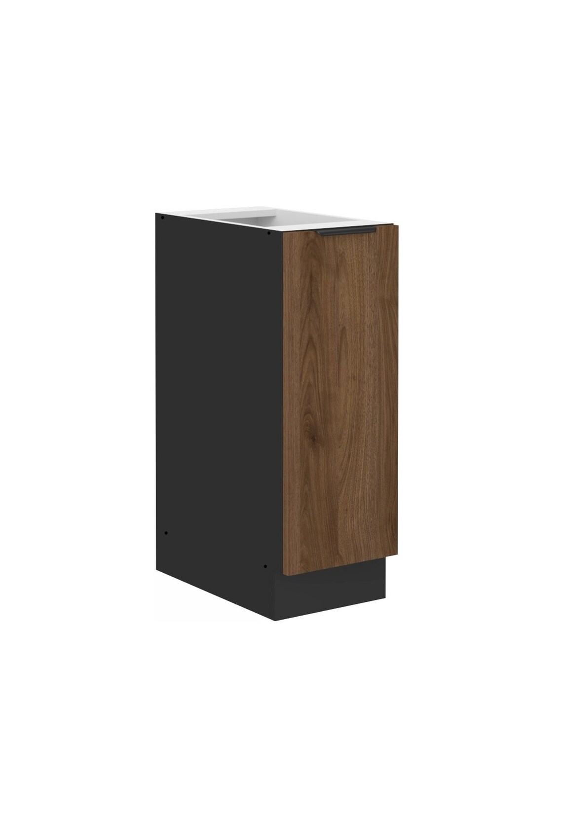 Küchen Unterschrank Schrankauszug 30 cm Küche MONZA Okapi Nußbaum Küchenzeile