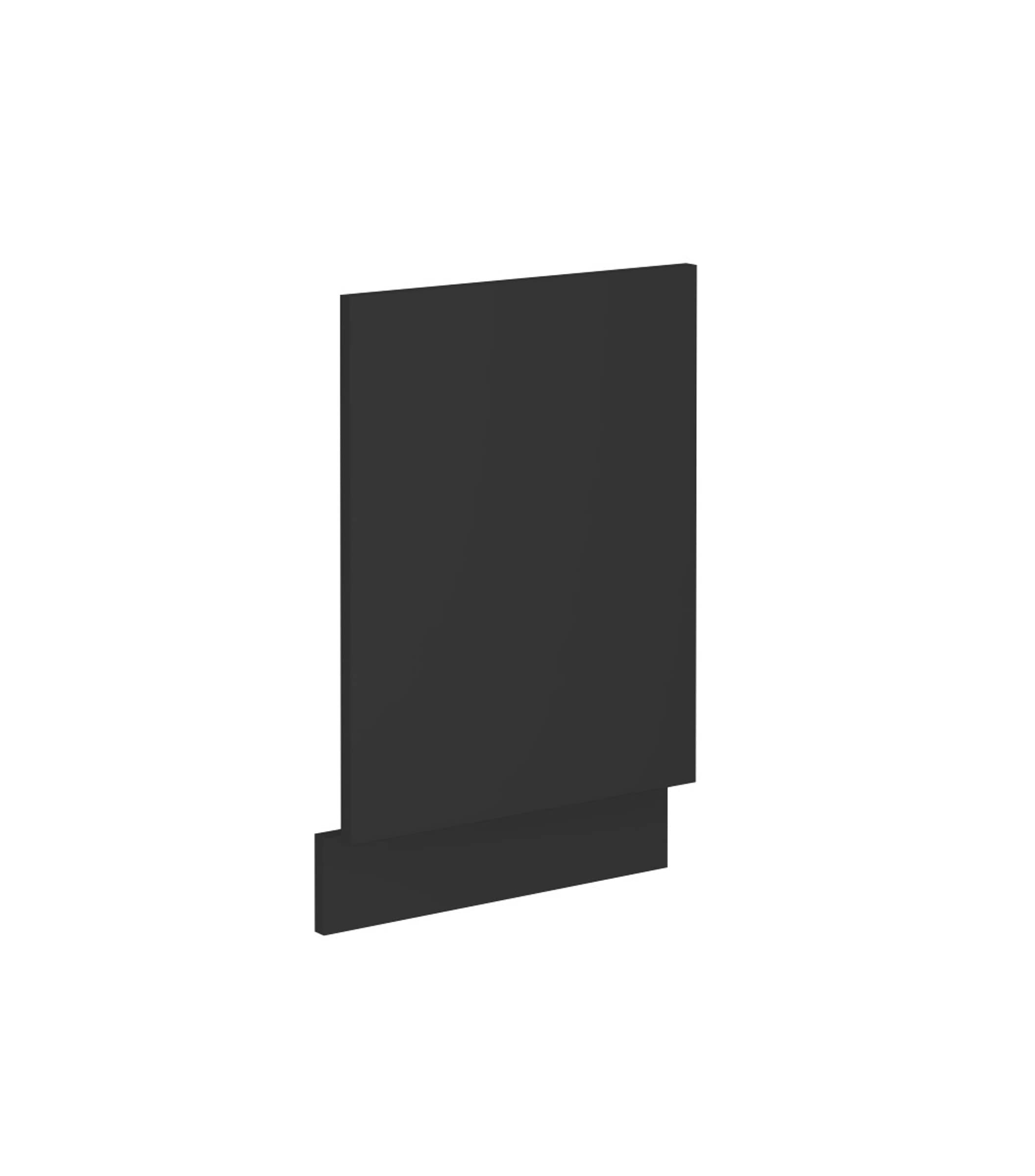 Frontblende f&uuml;r integrierten Geschirrsp&uuml;ler 45 cm K&uuml;che SIENA Schwarz - Bild 1