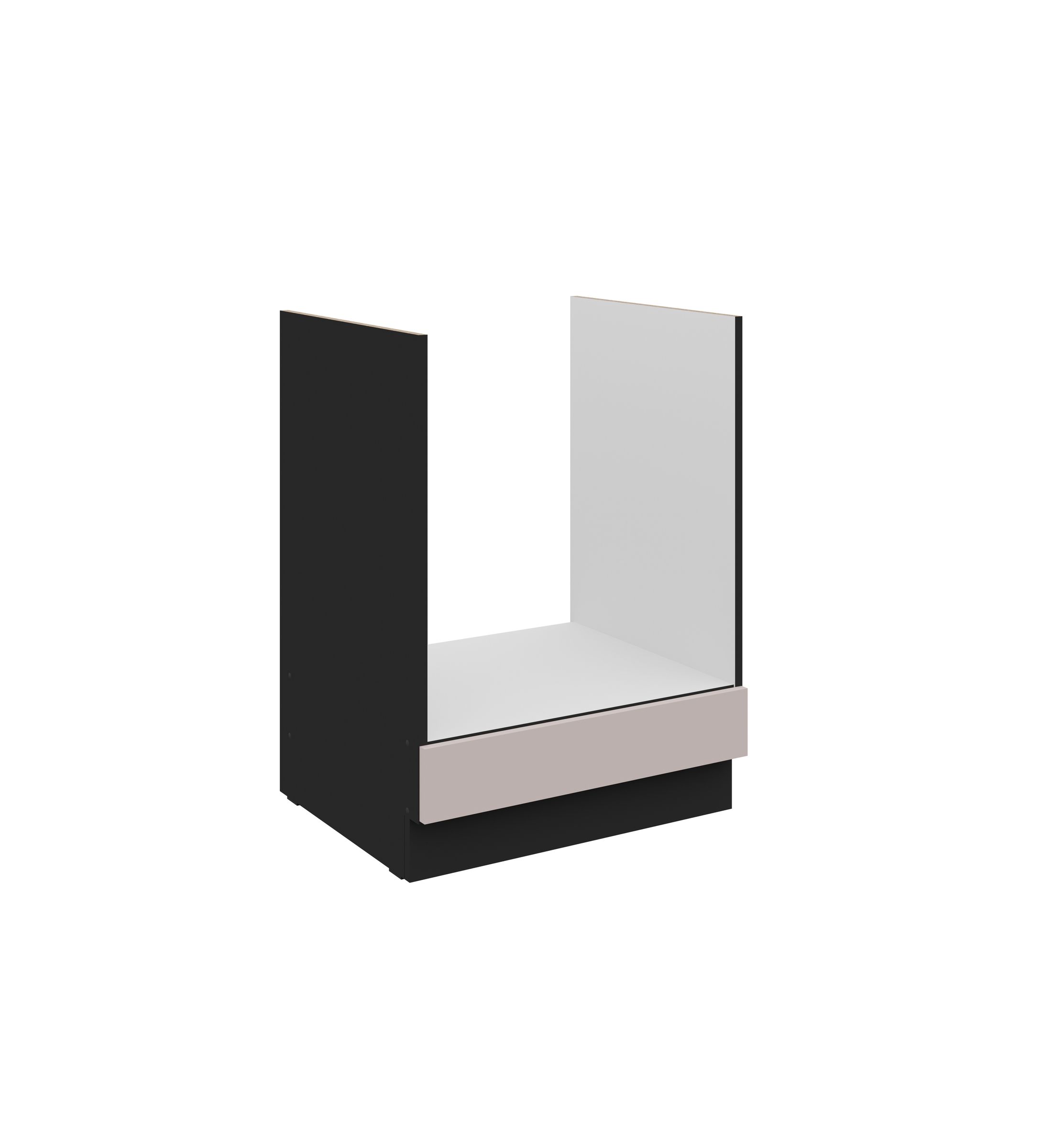 K&uuml;chen Herdunterschrank 60 cm K&uuml;che ARONA Kaschmir beige K&uuml;chenzeile K&uuml;chenblock - Bild 1