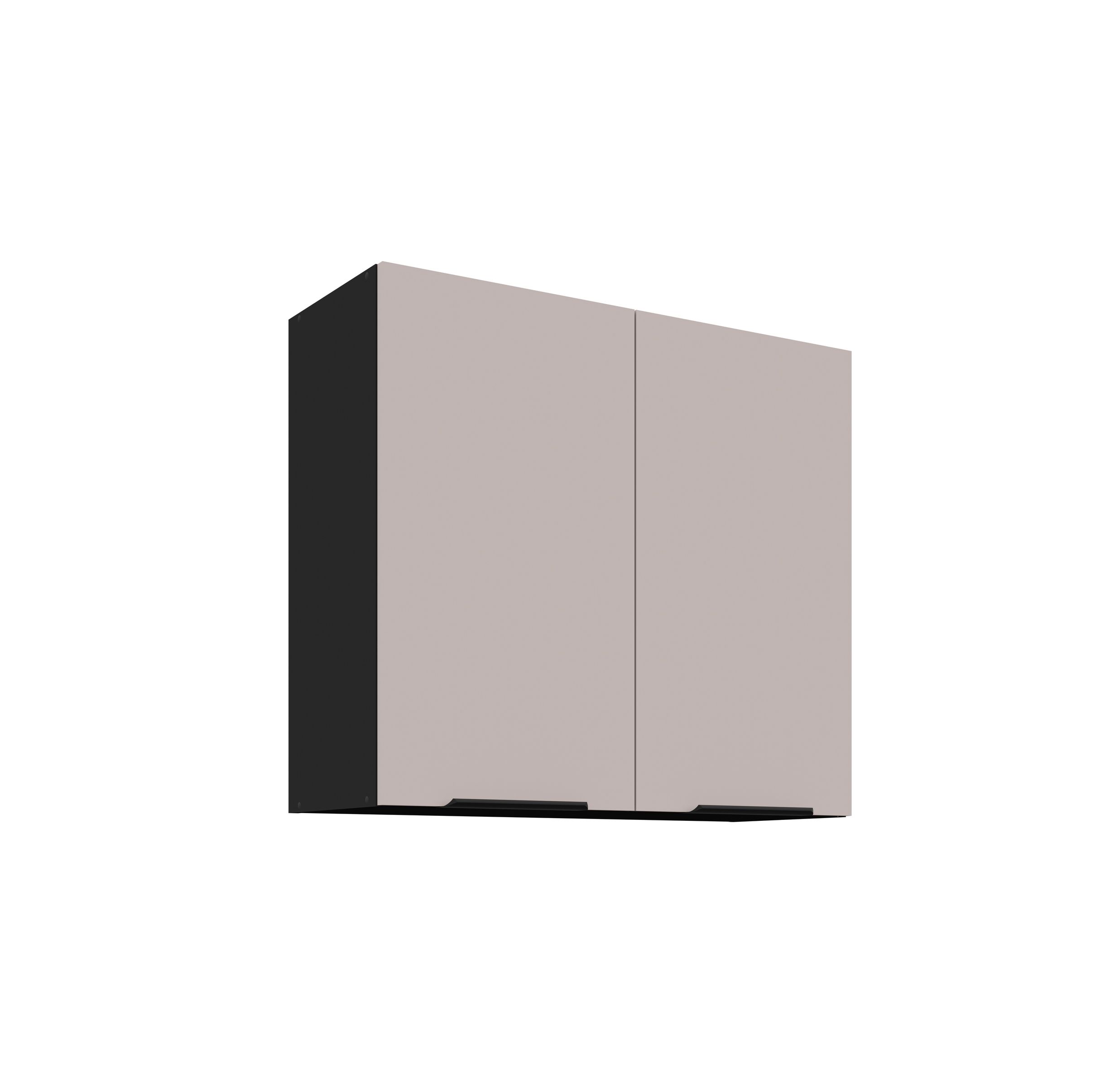 K&uuml;chen H&auml;ngeschrank 80 cm K&uuml;che ARONA Kaschmir beige K&uuml;chenzeile K&uuml;chenblock - Bild 1