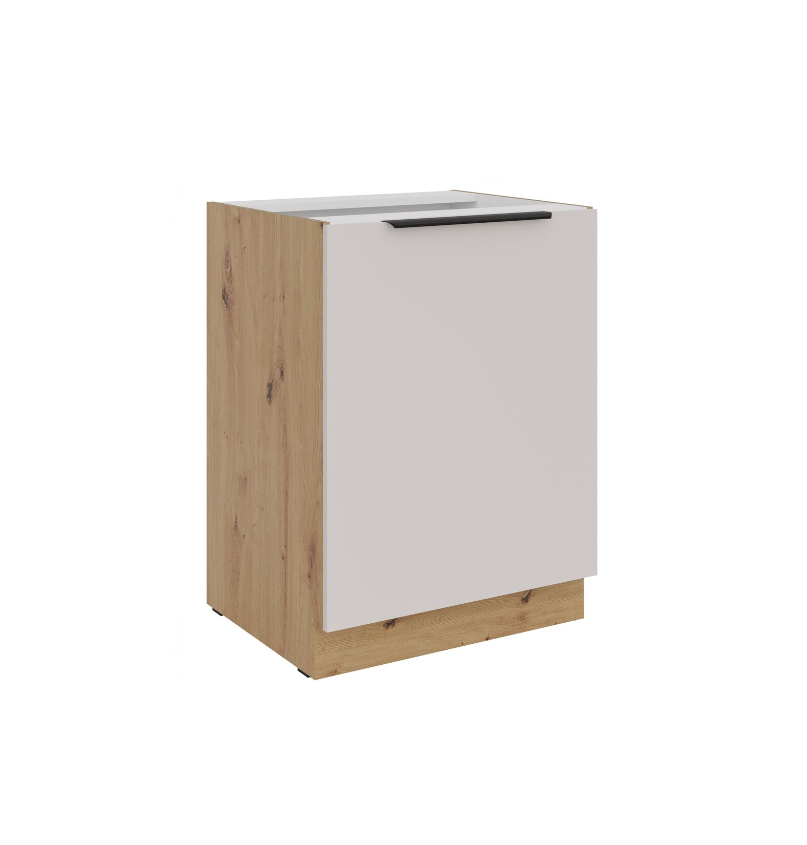Küchen Unterschrank 60 cm Küche SOLANO Kaschmir beige Küchenzeile Küchenblock