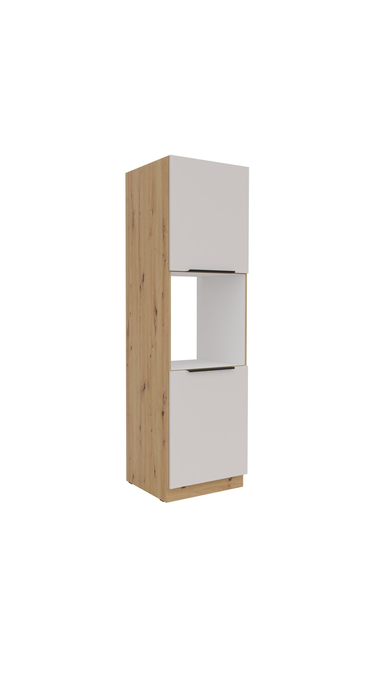 K&uuml;chen Hochschrank 60 cm SOLANO Kaschmir beige K&uuml;chenzeile K&uuml;chenblock K&uuml;che - Bild 1