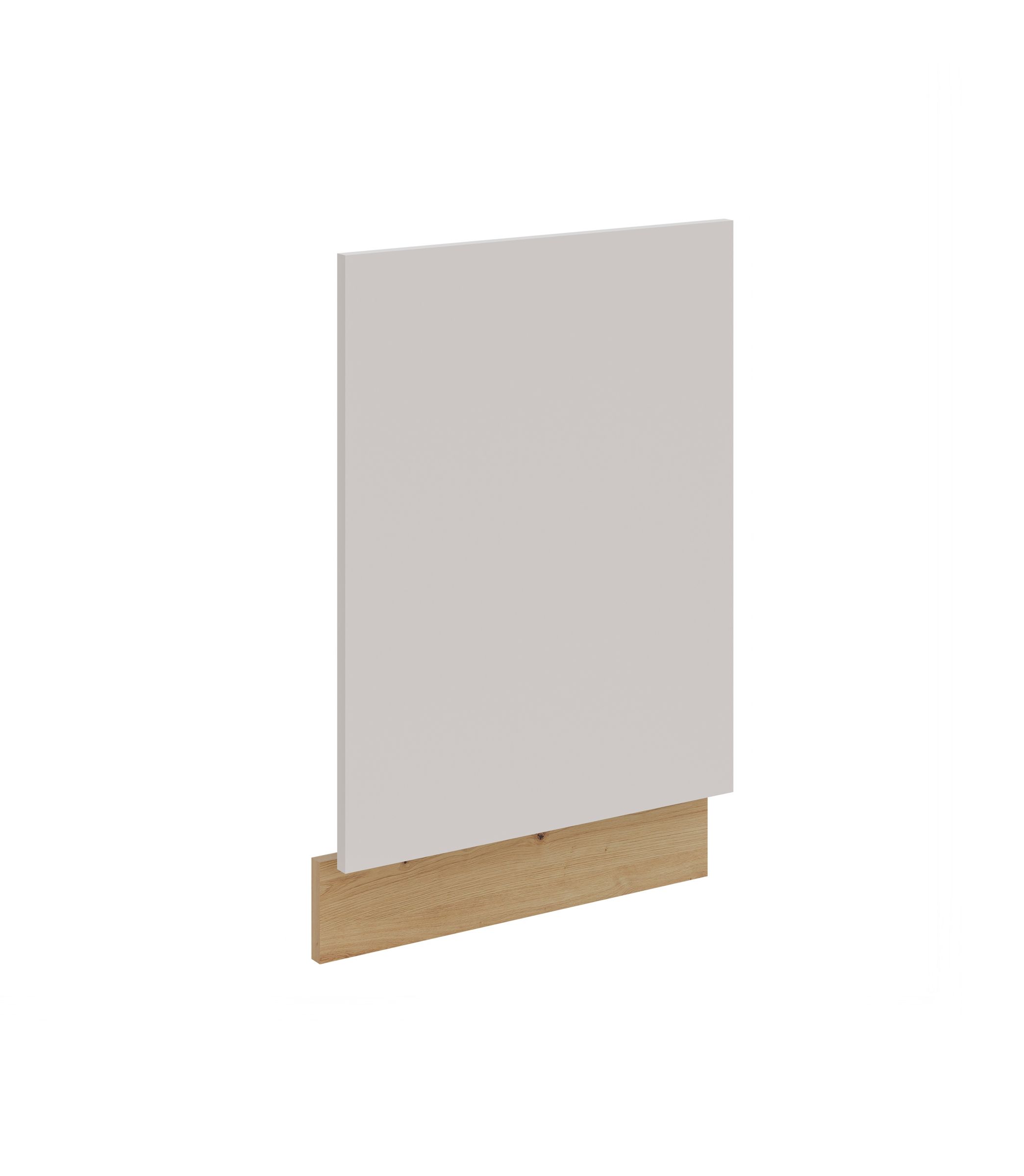 Frontblende f&uuml;r integrierten Geschirrsp&uuml;ler 45 cm K&uuml;che SOLANO Kaschmir beige - Bild 1