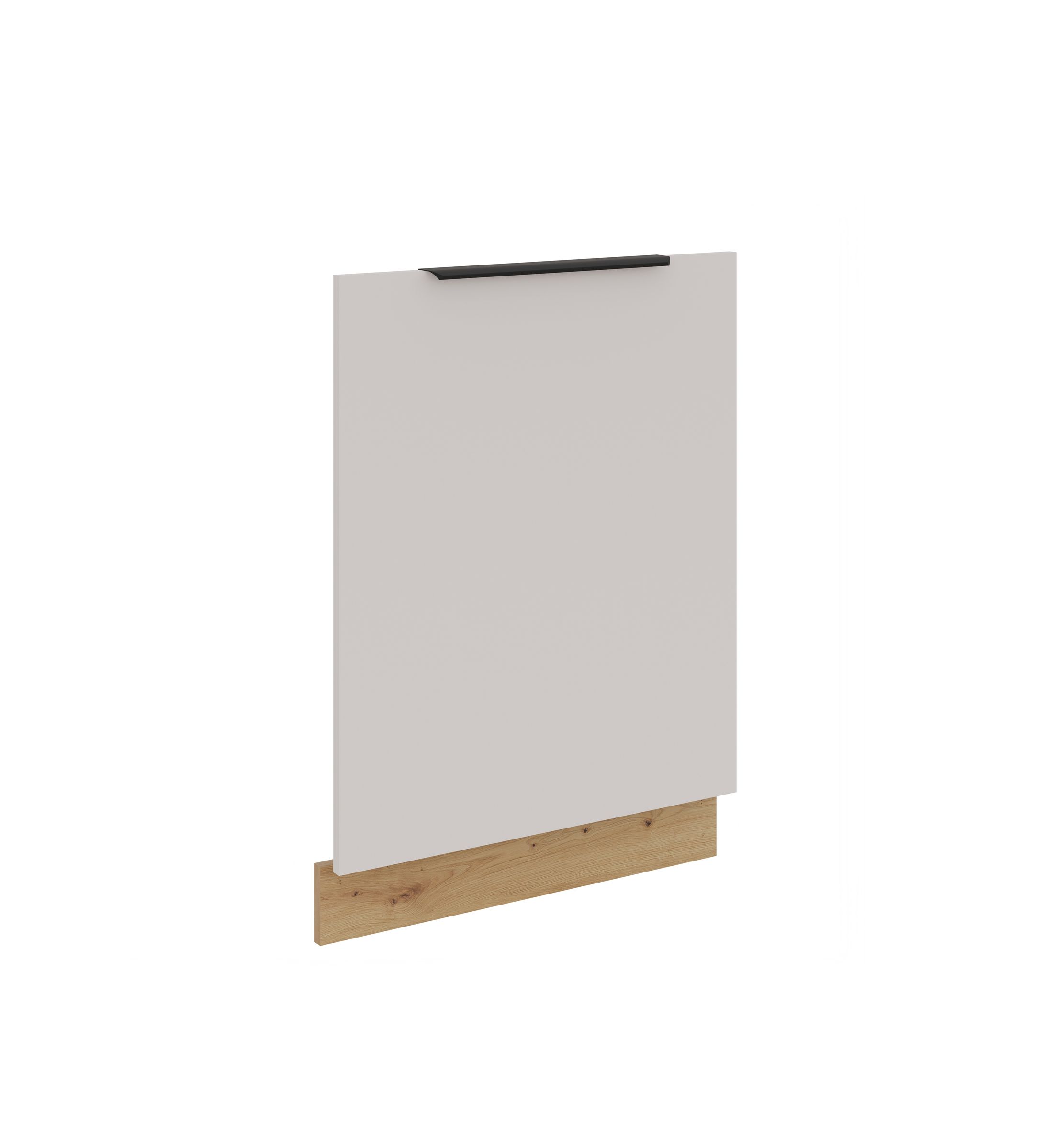 Frontblende f&uuml;r vollintegrierten Geschirrsp&uuml;ler 60 cm K&uuml;che SOLANO Kaschmir beige - Bild 1