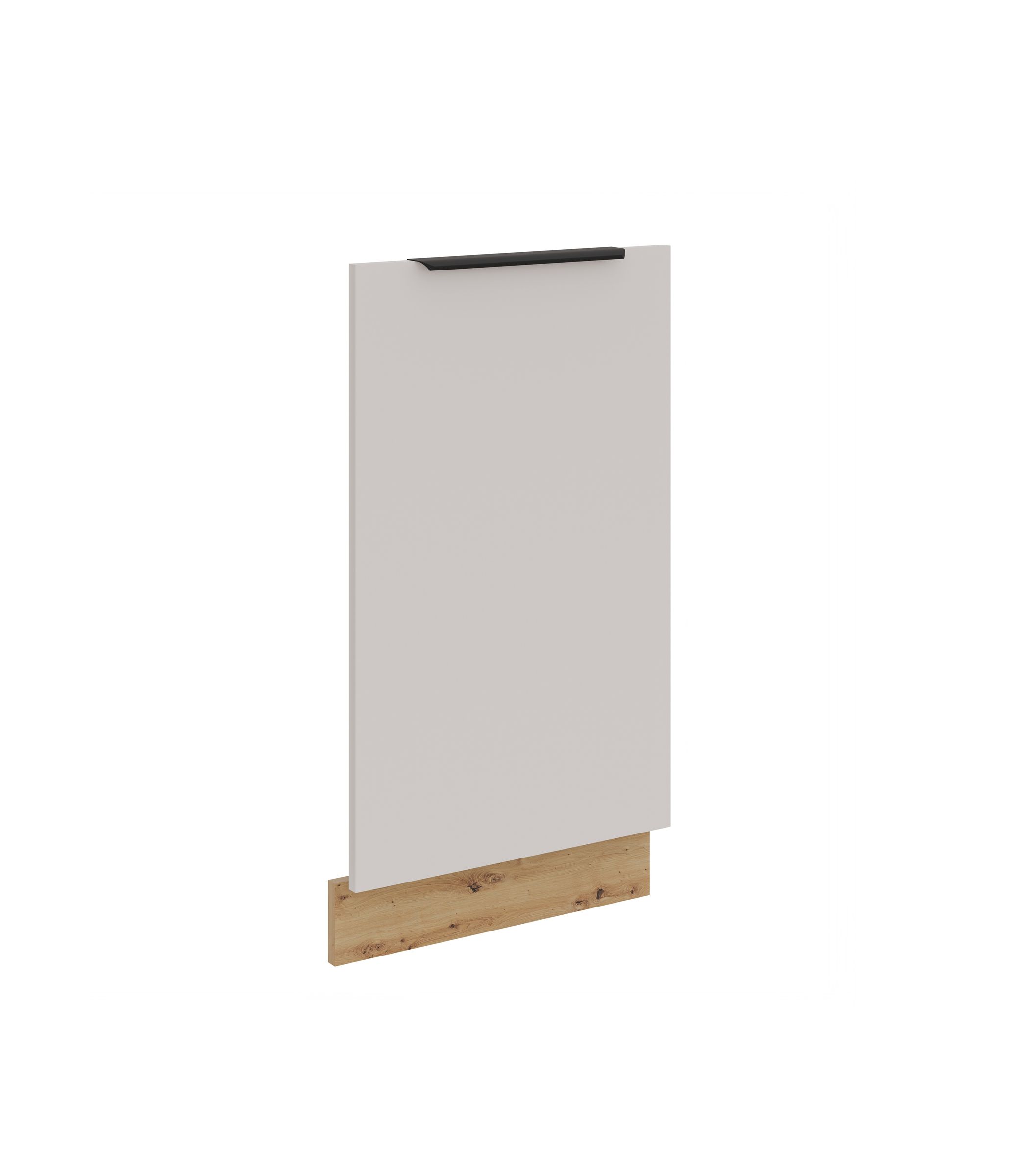 Frontblende f&uuml;r vollintegrierten Geschirrsp&uuml;ler 45 cm K&uuml;che SOLANO Kaschmir beige - Bild 1