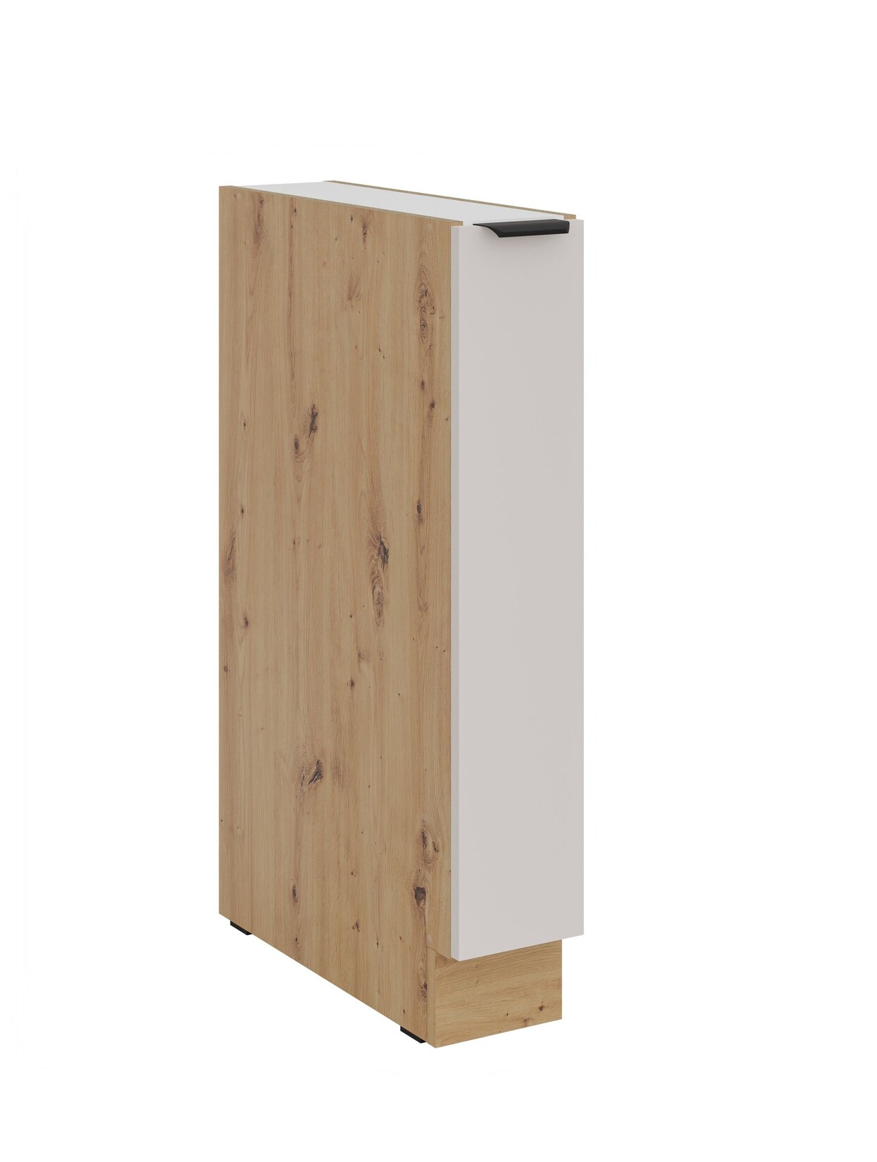 Küchen Unterschrank Schrankauszug 15 cm Küche SOLANO Kaschmir beige Küchenzeile
