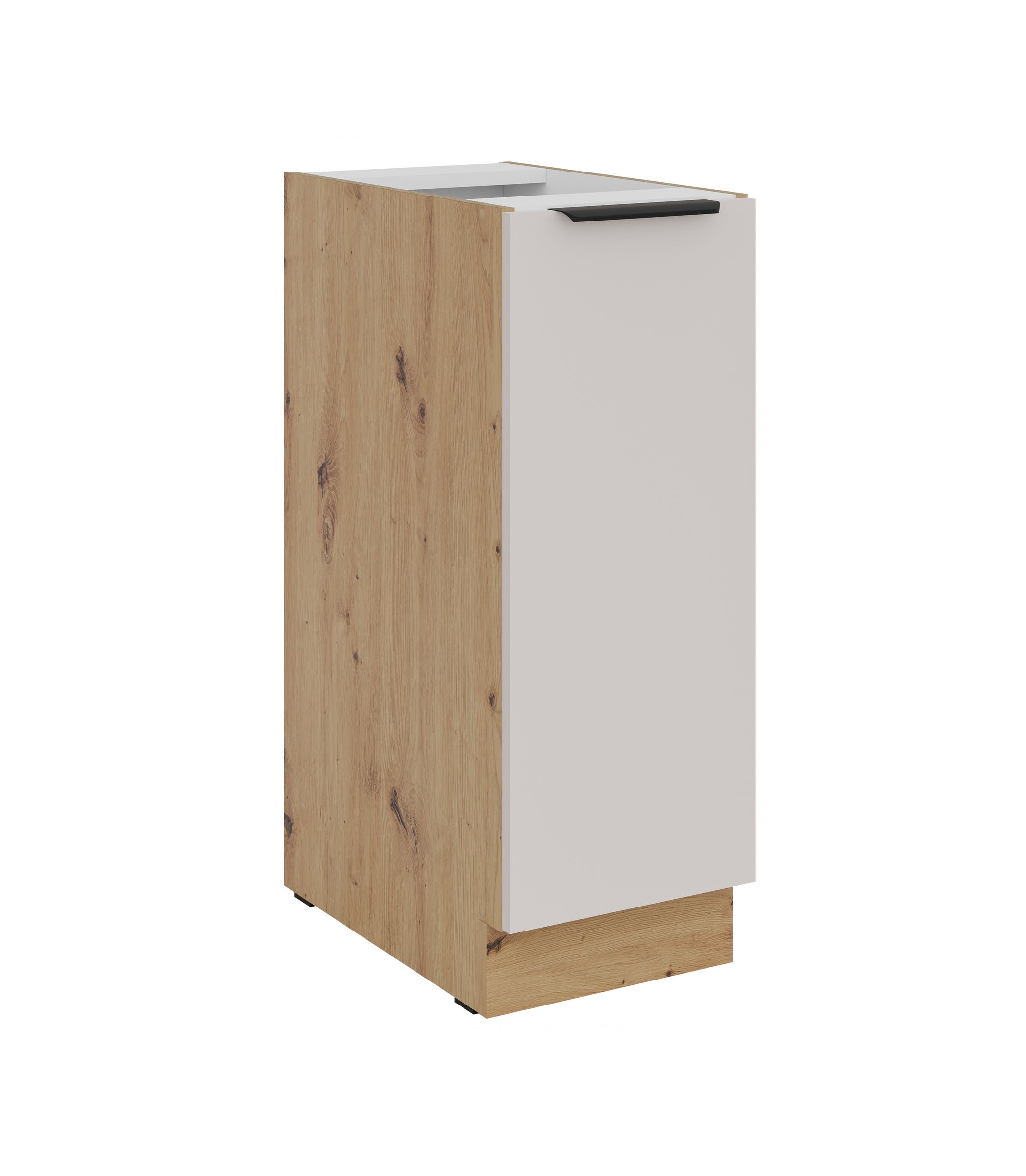 K&uuml;chen Unterschrank Schrankauszug 30 cm K&uuml;che SOLANO Kaschmir beige K&uuml;chenzeile - Bild 1