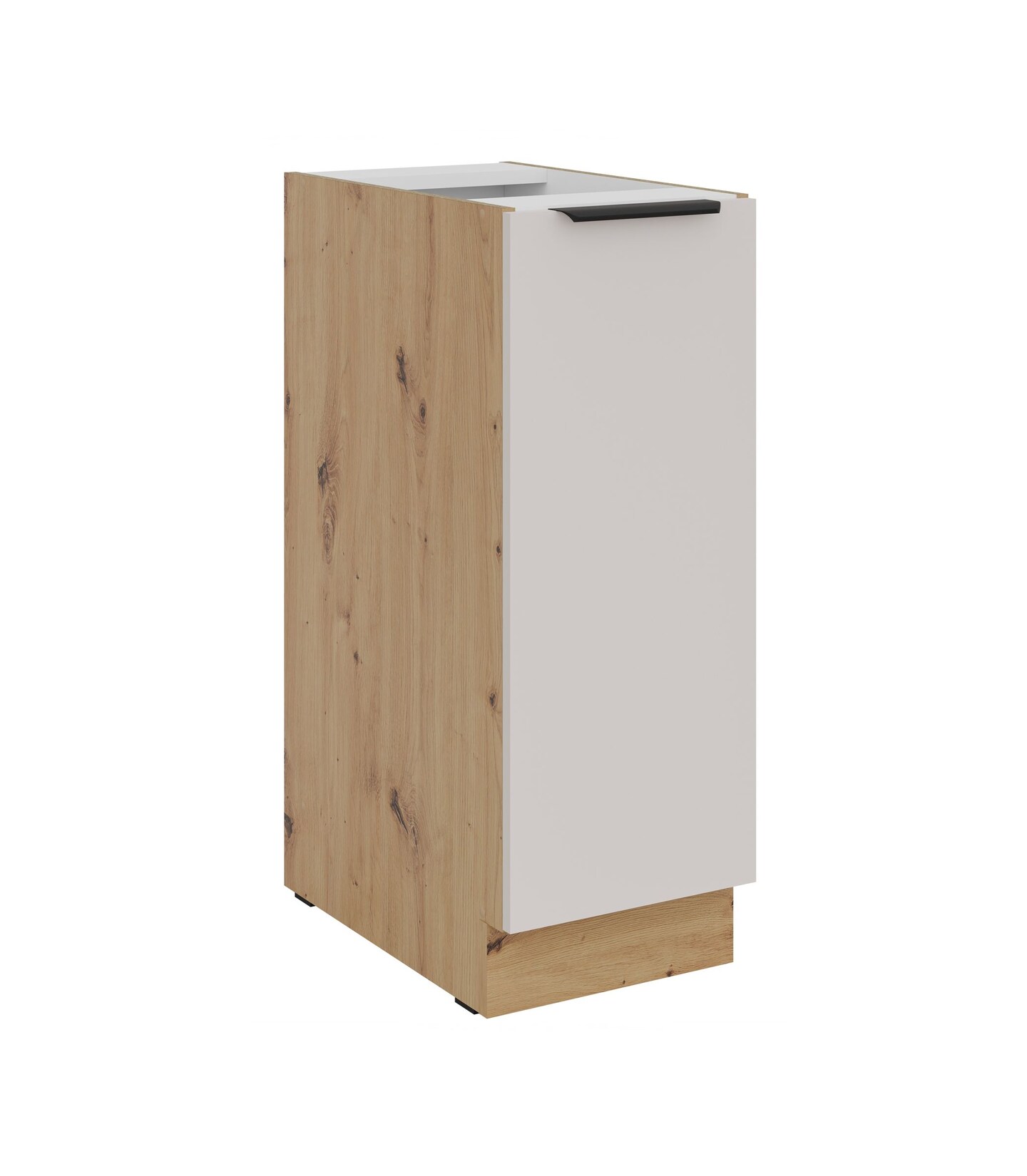 Küchen Unterschrank Schrankauszug 30 cm Küche SOLANO Kaschmir beige Küchenzeile