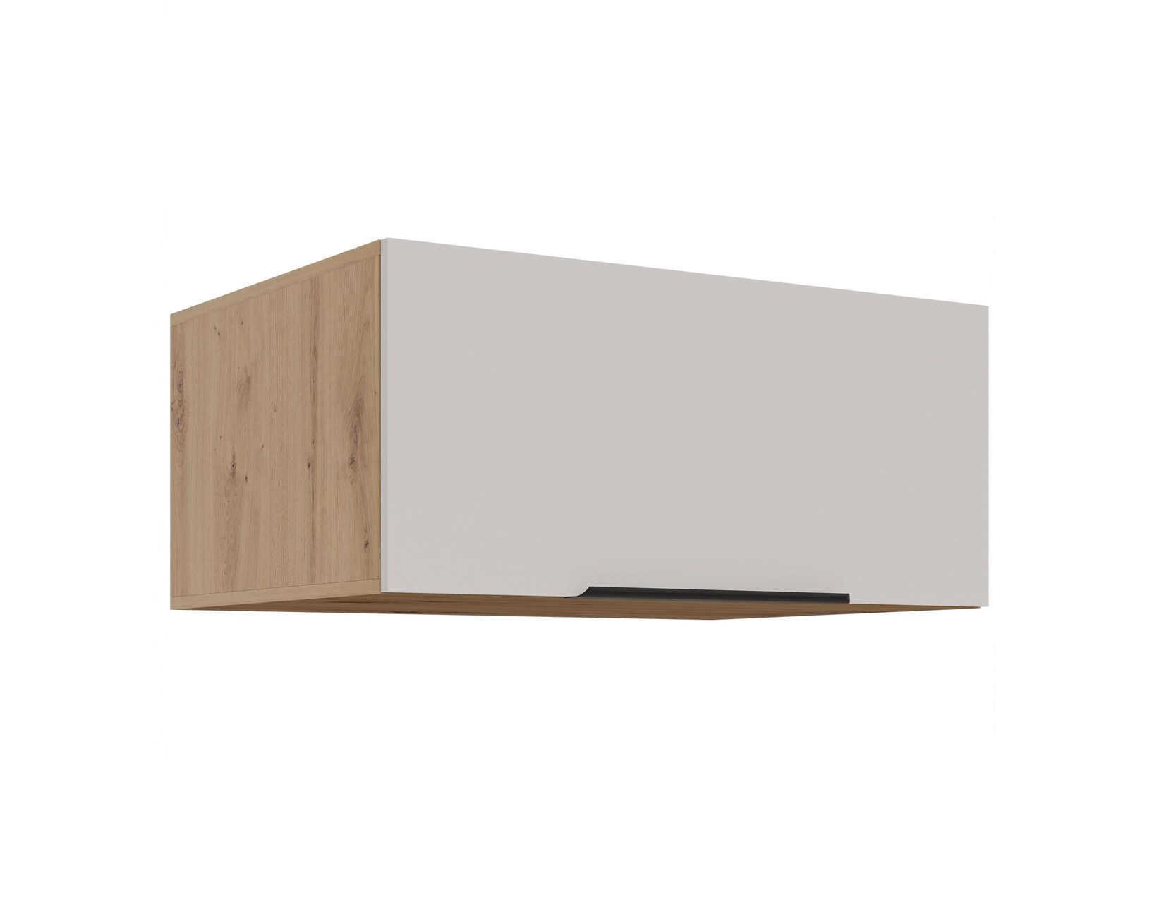 Aufsatzschrank Hochschrank 80 cm Küche SOLANO Kaschmir beige Küchenzeile
