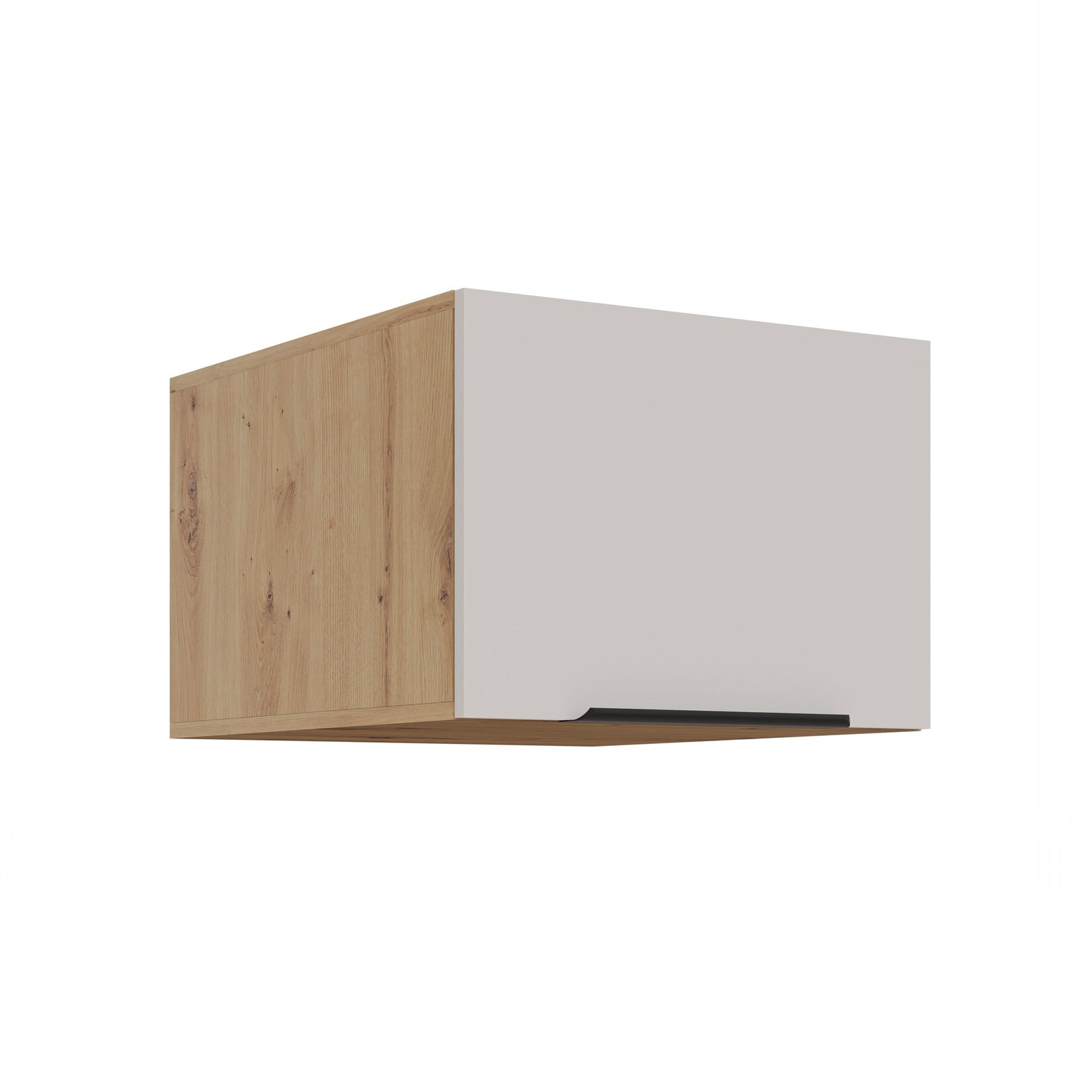 Aufsatzschrank Hochschrank 50 cm Küche SOLANO Kaschmir beige Küchenzeile