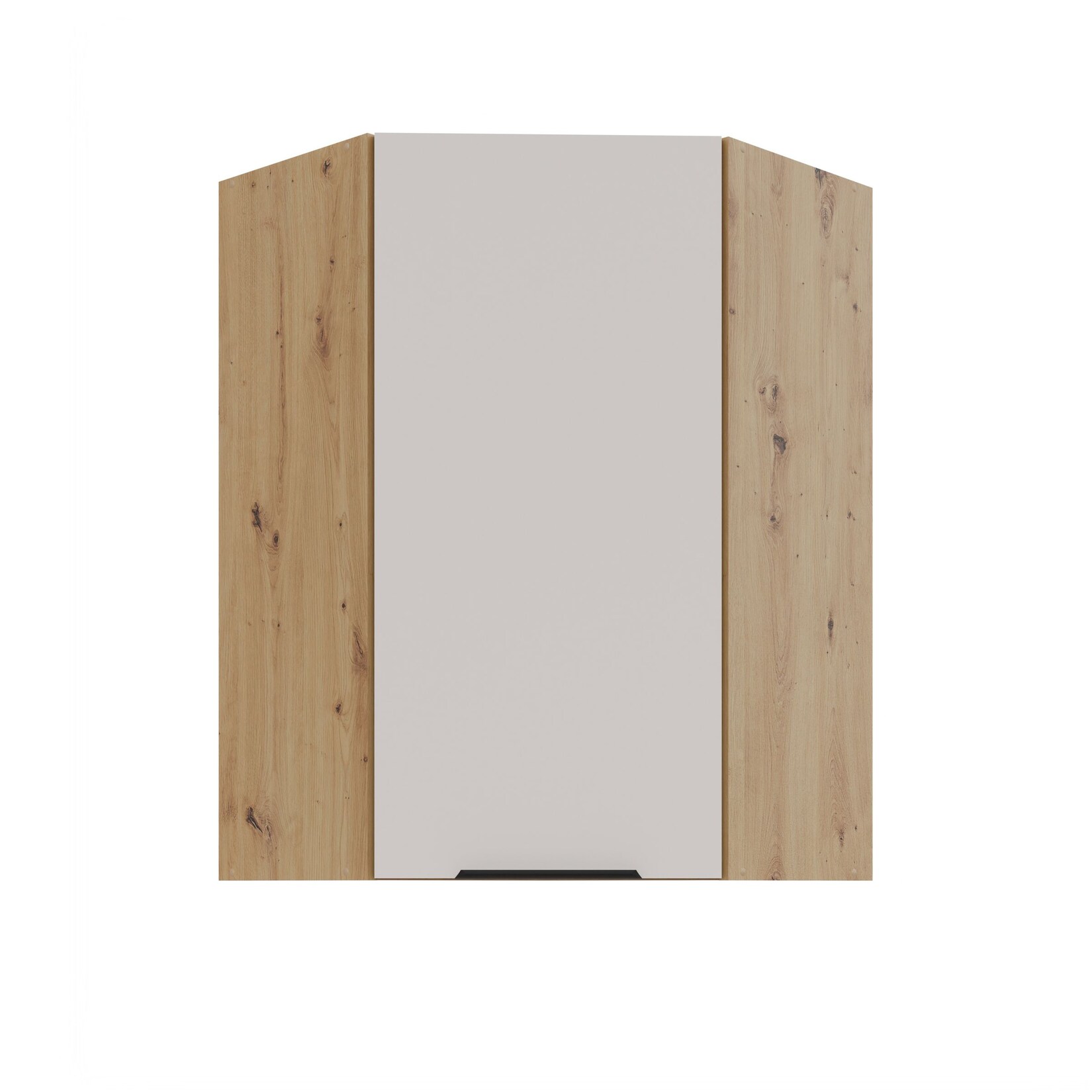 Küchen Eckhängeschrank 60x60 cm Küche SOLANO Kaschmir beige Küchenzeile