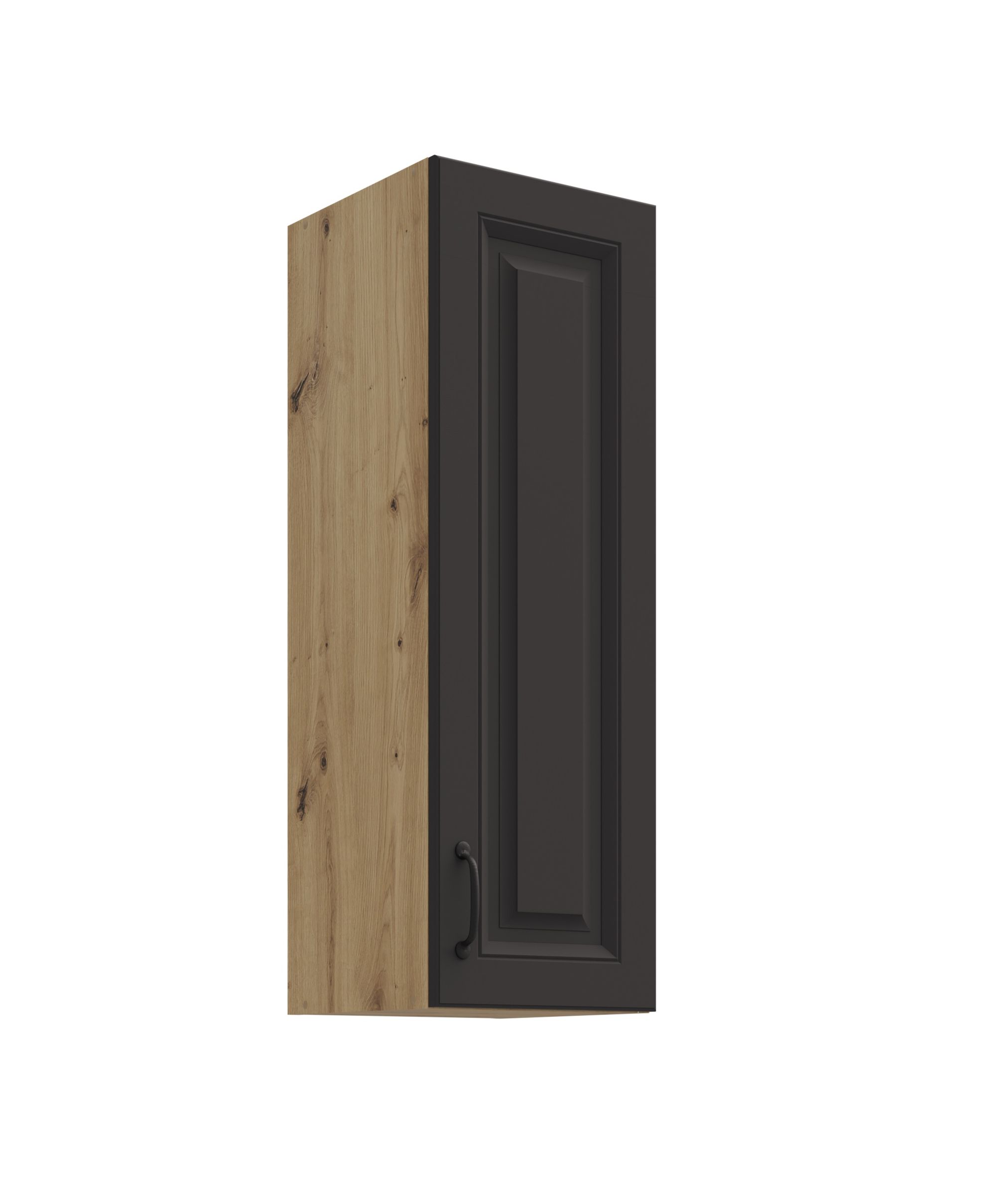 H&auml;ngeschrank 30 cm Stilo Grau K&uuml;chenzeile K&uuml;chenblock K&uuml;che Landhaus H&ouml;he 90 cm - Bild 1