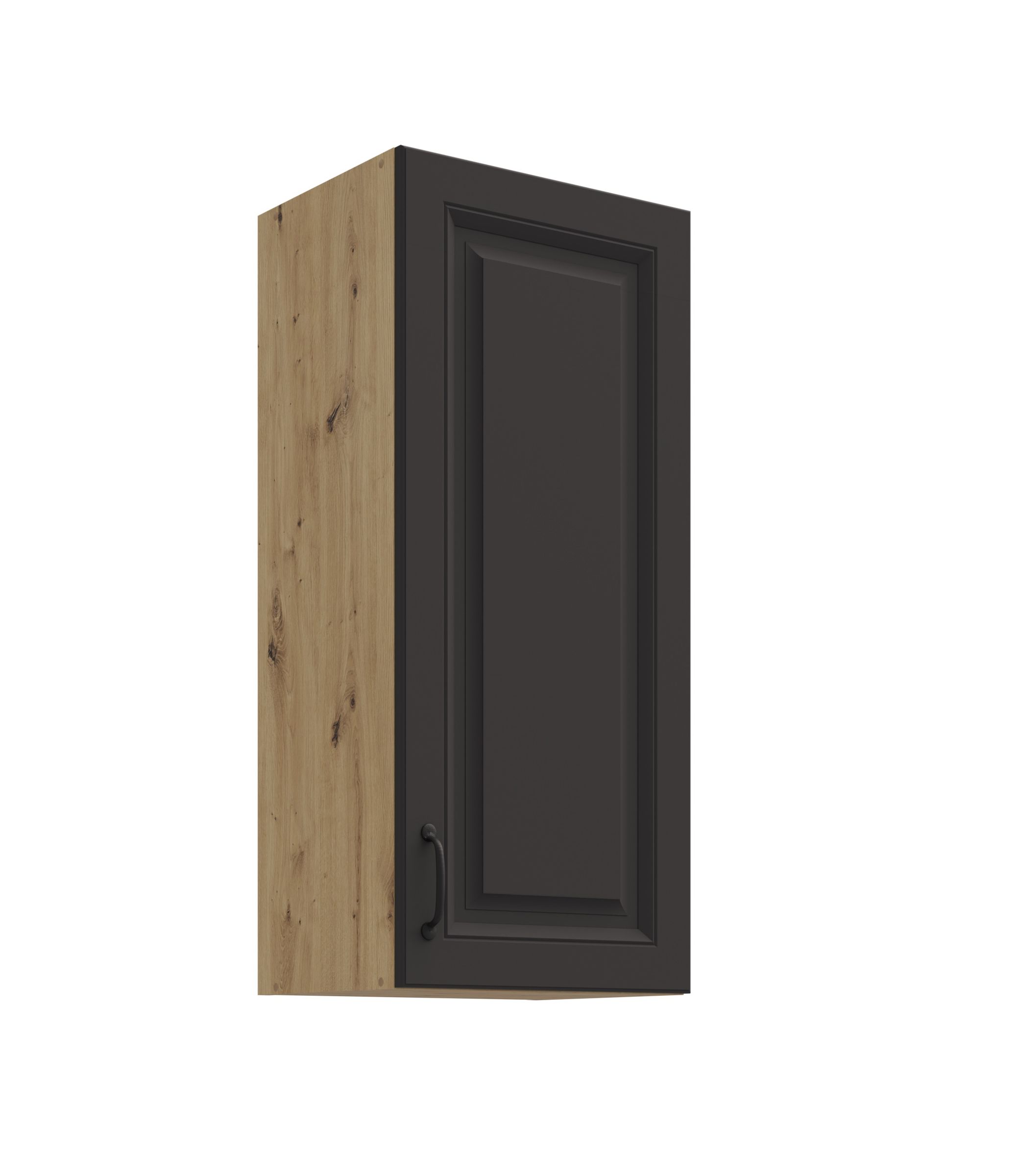 H&auml;ngeschrank 40 cm Stilo Grau K&uuml;chenzeile K&uuml;chenblock K&uuml;che Landhaus H&ouml;he 90 cm - Bild 1