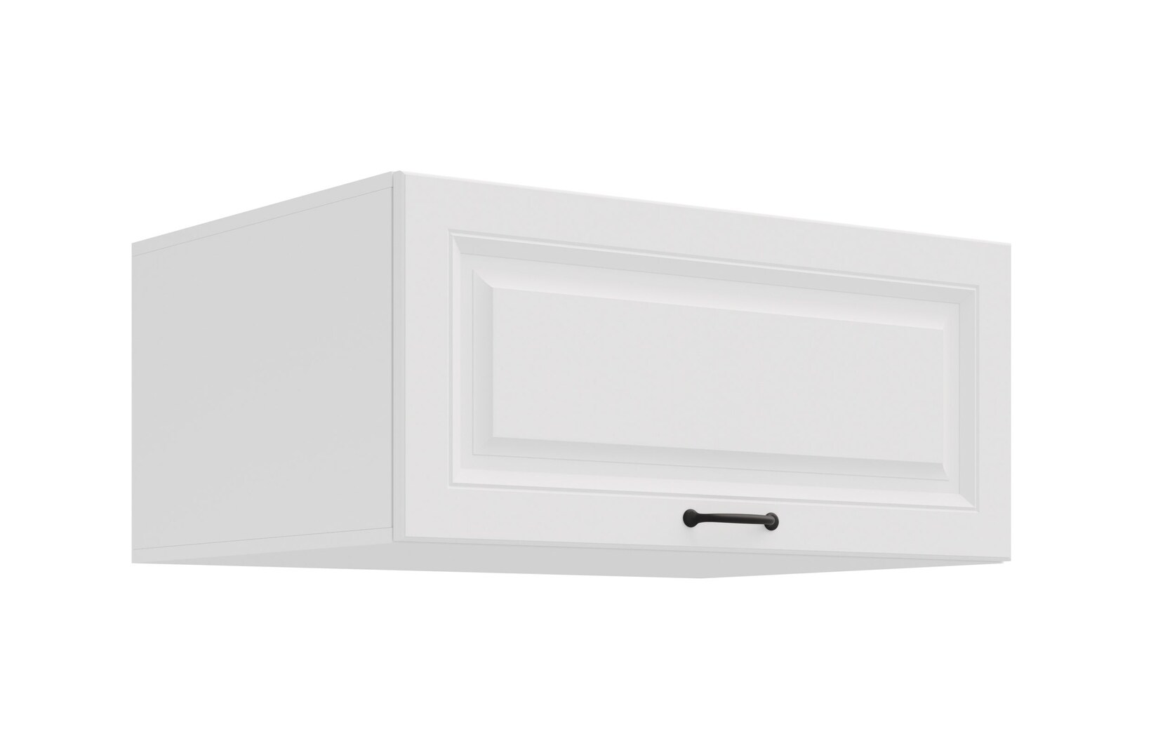 Aufsatzschrank Hochschrank 80 cm STILO Weiss Küchenzeile Küchenblock Küche