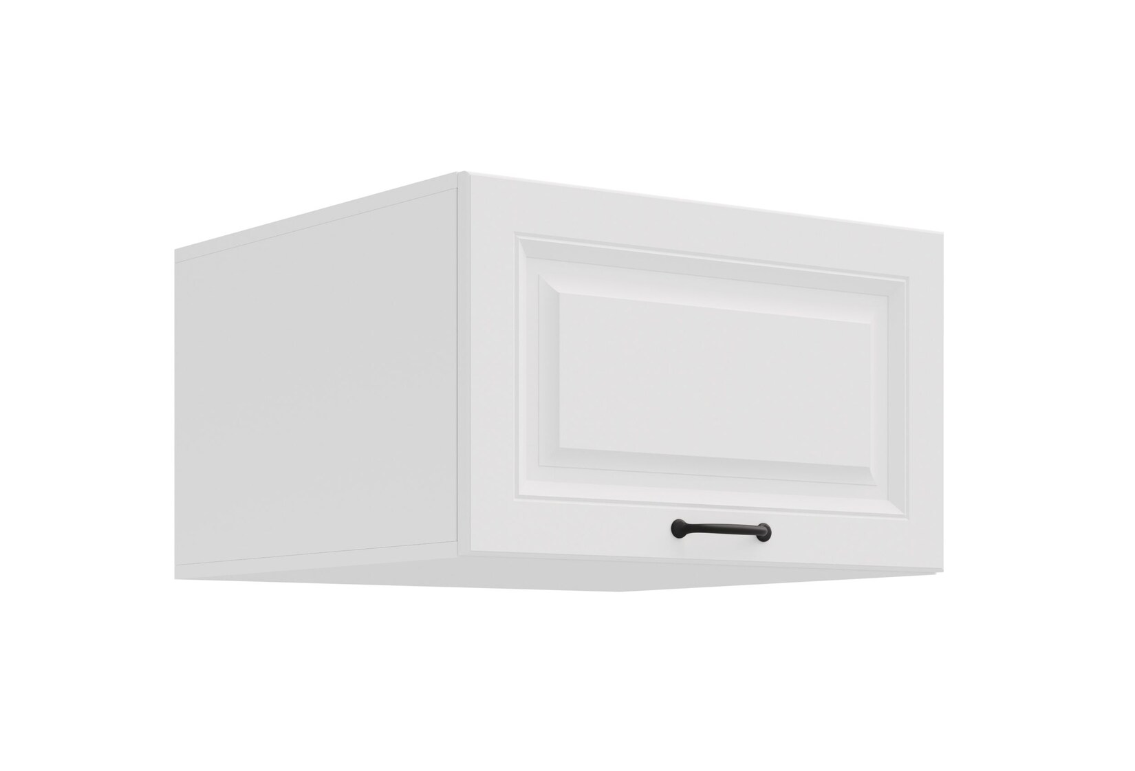 Aufsatzschrank Hochschrank 60 cm STILO Weiss Küchenzeile Küchenblock Küche