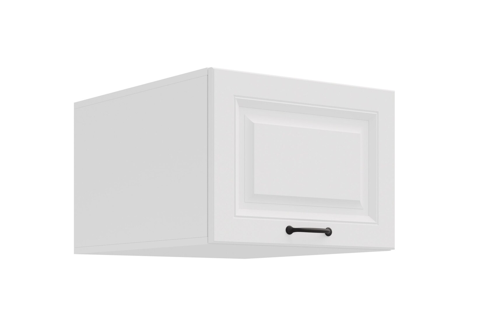 Aufsatzschrank Hochschrank 50 cm STILO Weiss Küchenzeile Küchenblock Küche