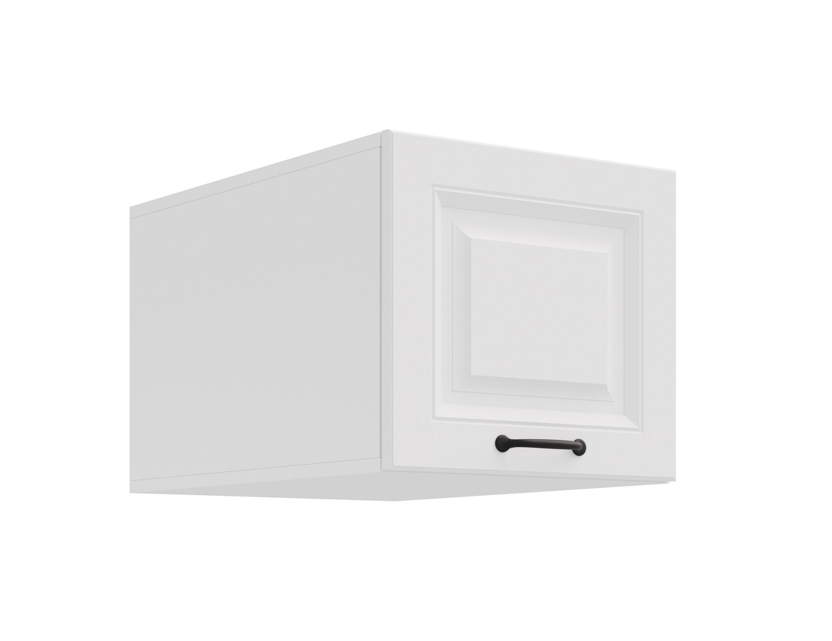 Aufsatzschrank Hochschrank 40 cm STILO Weiss Küchenzeile Küchenblock Küche