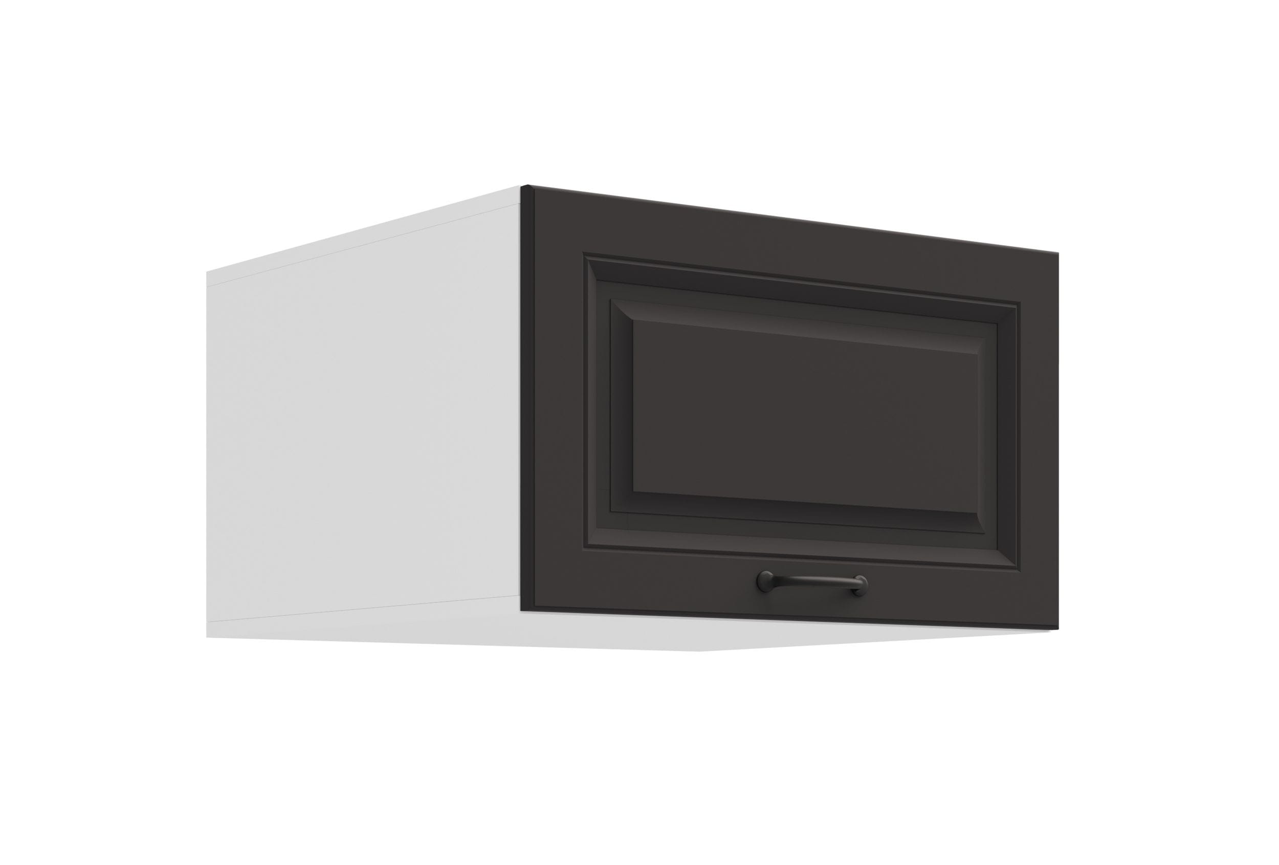 Aufsatzschrank Hochschrank 60 cm STILO Grau K&uuml;chenzeile K&uuml;chenblock K&uuml;che - Bild 1