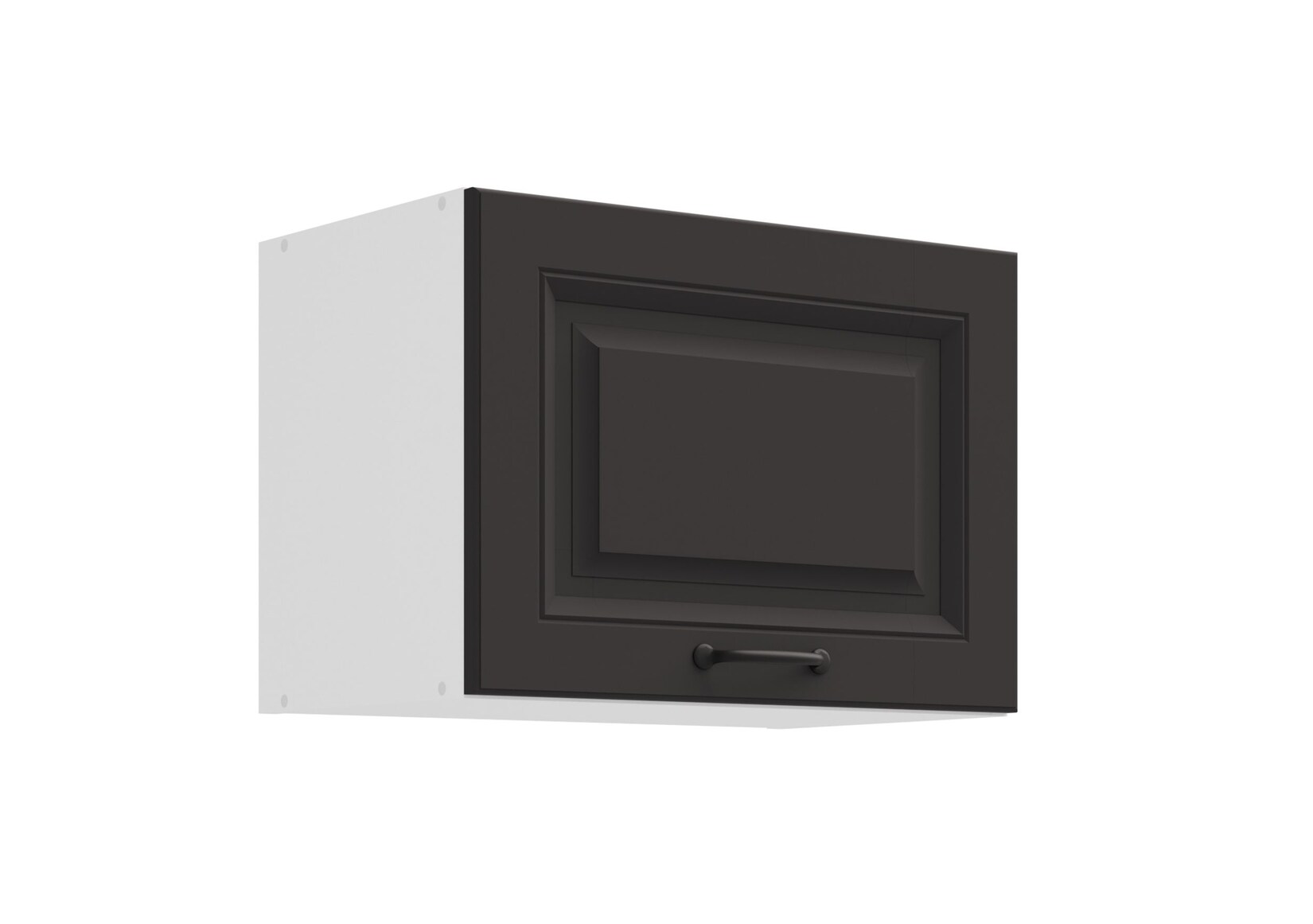Aufsatzschrank Hochschrank 50 cm STILO Grau Küchenzeile Küchenblock Küche