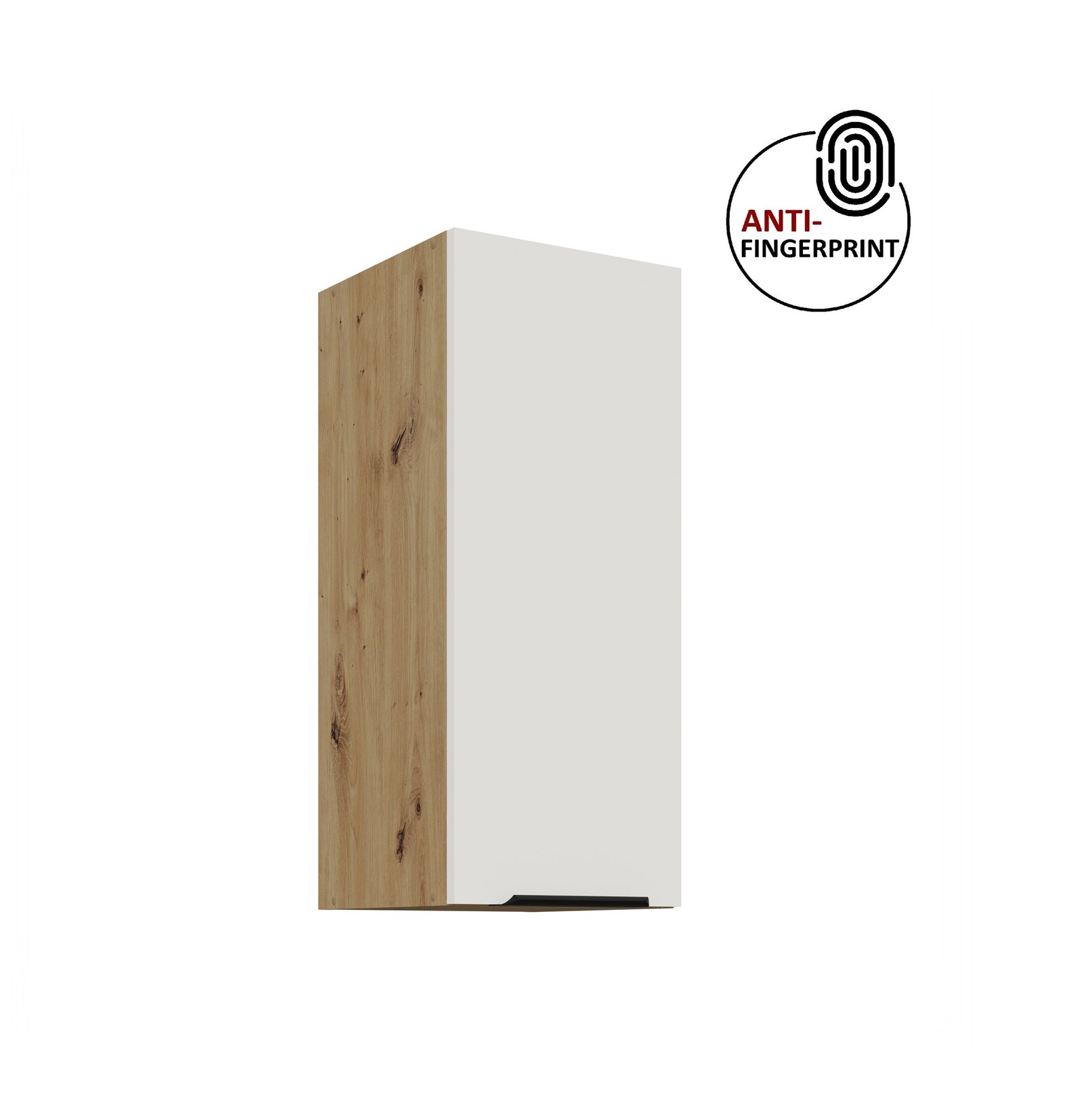 Küchen Hängeschrank 30 Küche ARIA Weiss Küchenzeile Küchenblock Anti Fingerprint