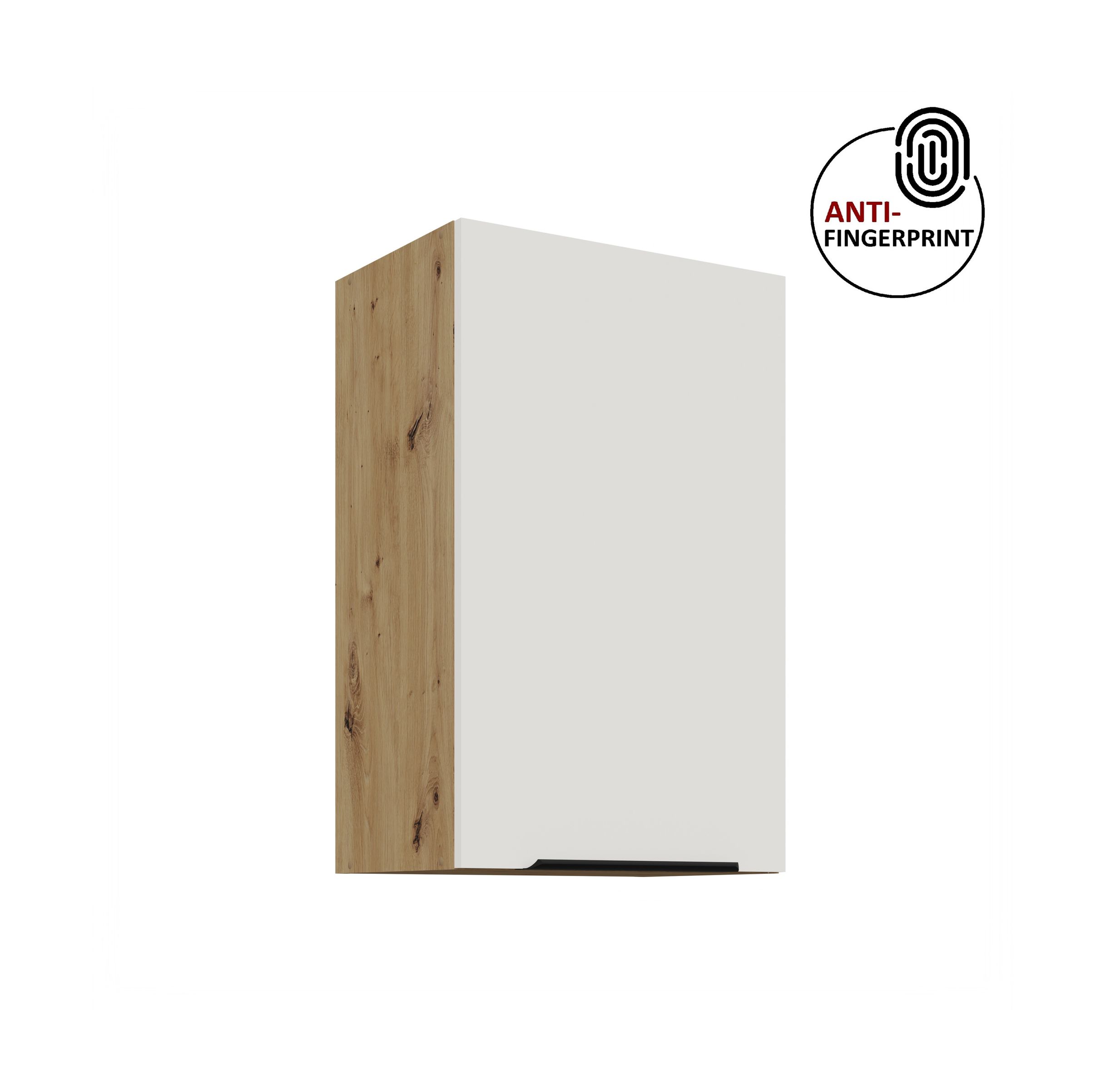 K&uuml;chen H&auml;ngeschrank 45 K&uuml;che ARIA Weiss K&uuml;chenzeile K&uuml;chenblock Anti Fingerprint - Bild 1