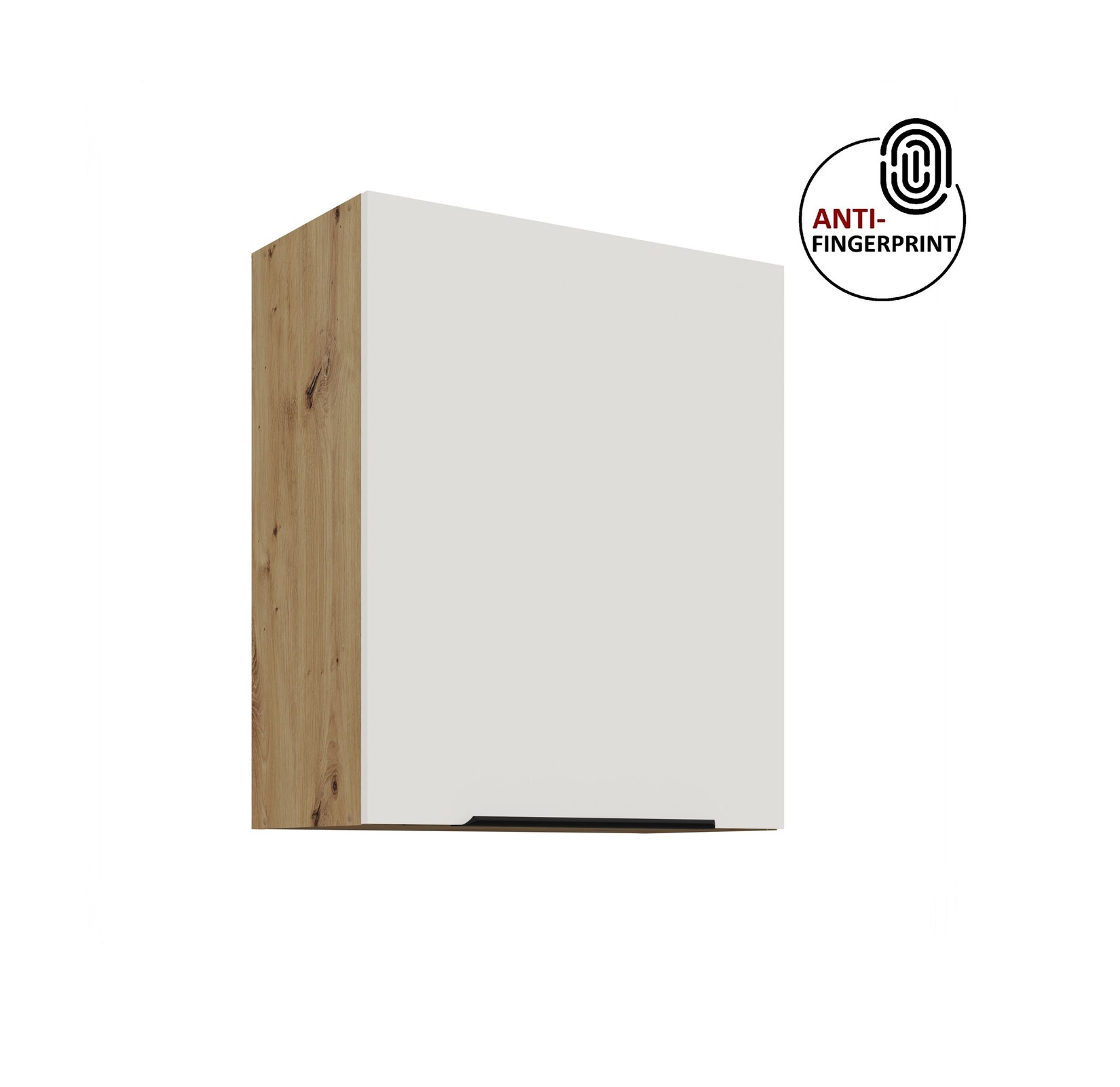 Küchen Hängeschrank 60 Küche ARIA Weiss Küchenzeile Küchenblock Anti Fingerprint